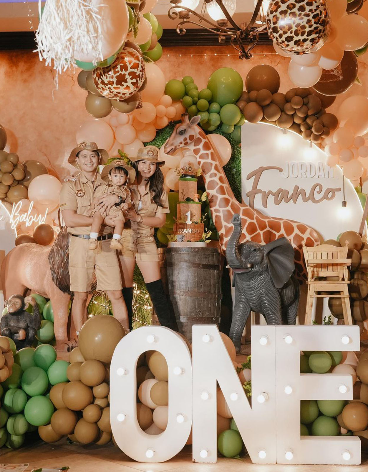 Arny Ross Holds a Jungle-Themed Party for Her Son Jordan