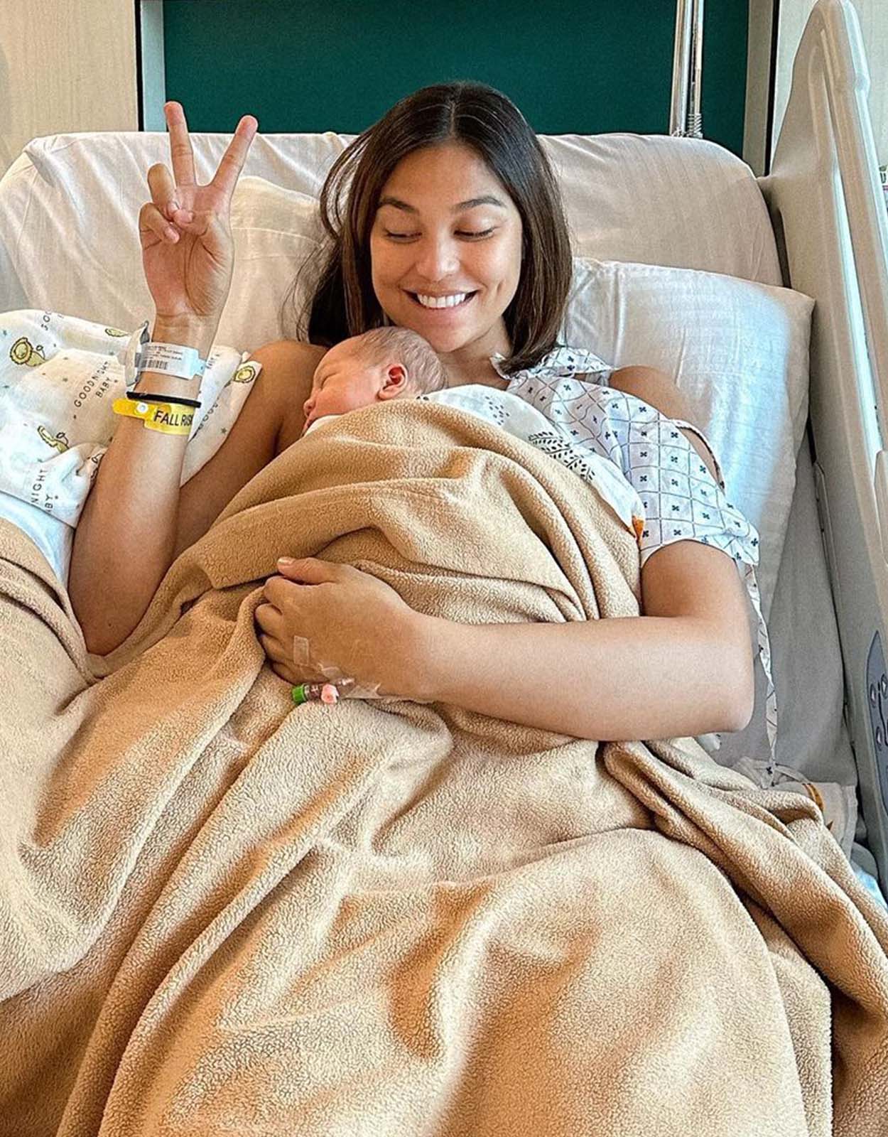 Alaiza Malinao Introduces Second Son to the Public