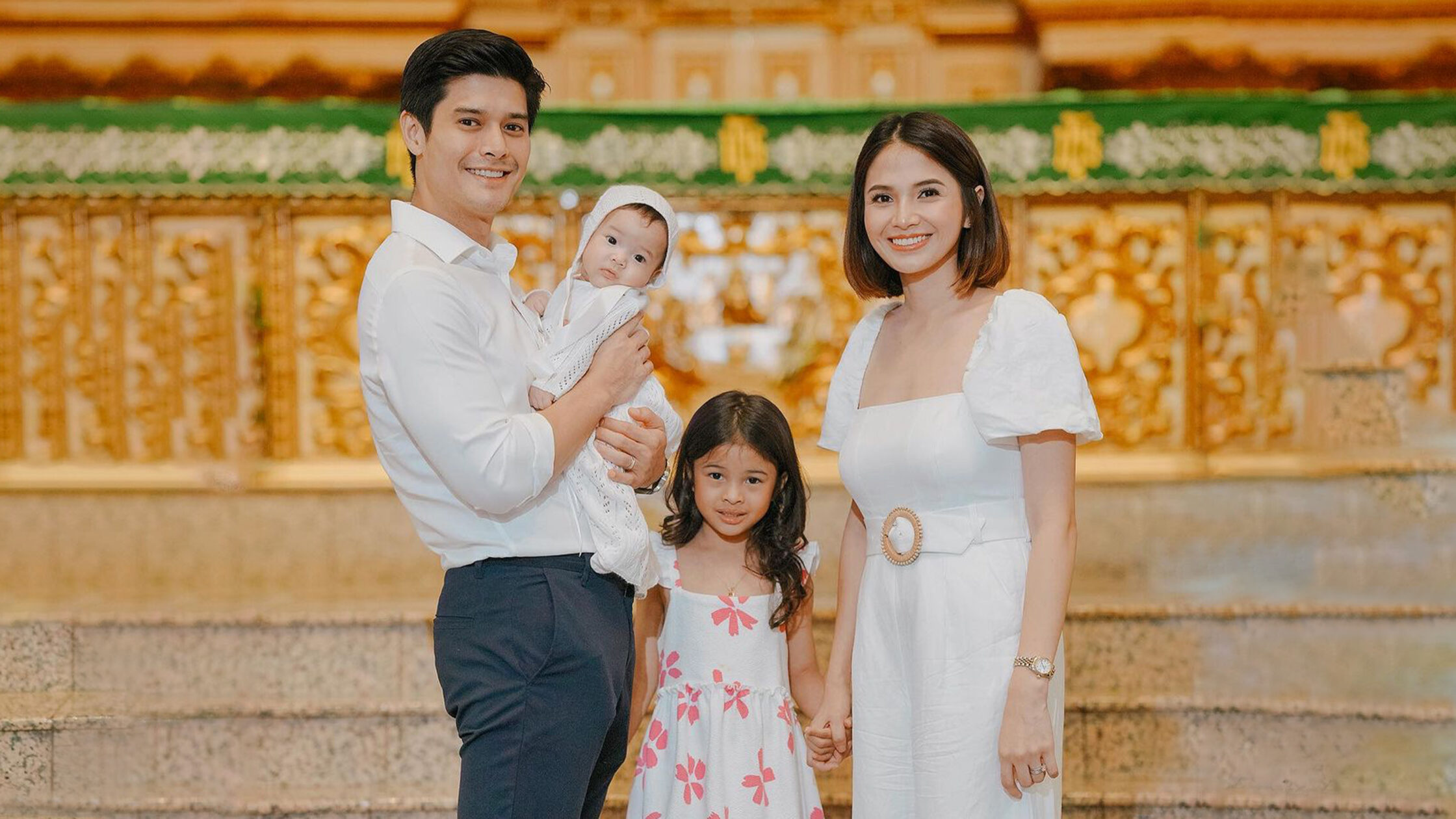 JC De Vera and Rikkah Cruz Celebrate Their Daughter's Baptism