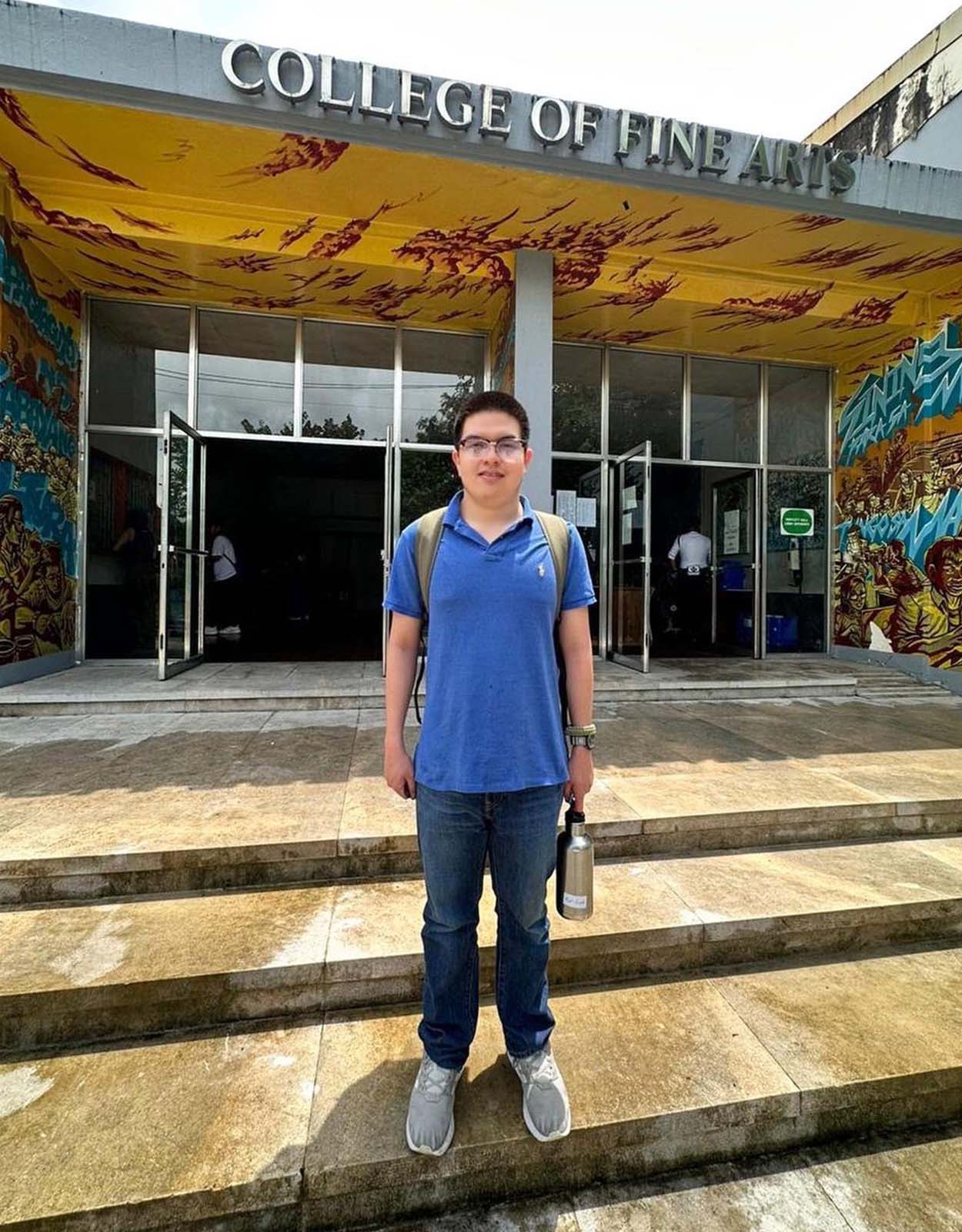 Karen Davila's Son David is Now a UP Freshman