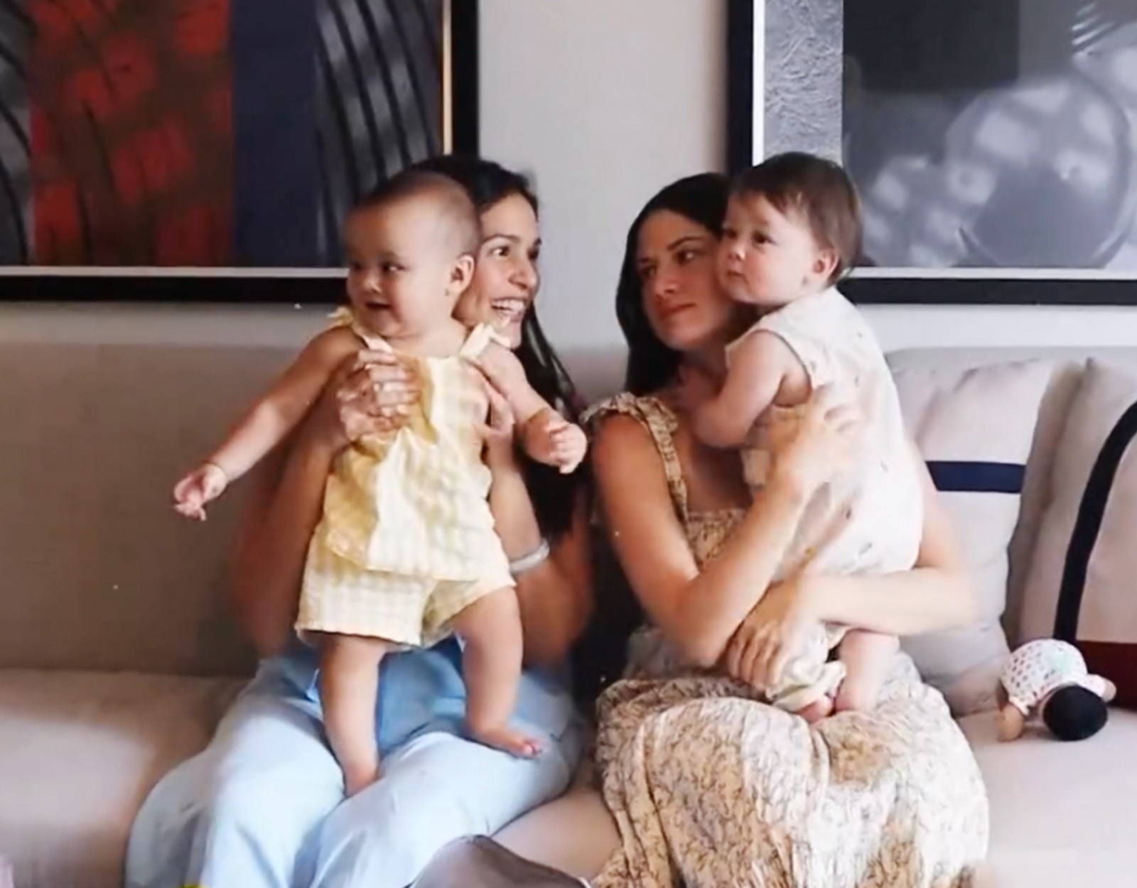 Bianca King's daughter, Sadie, finally meets her cousin, Iza Calzado's daughter: Deia!