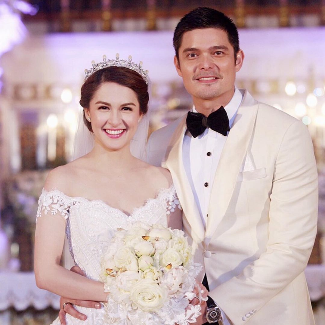 Wedding photo of Dingdong Dantes and Marian Rivera