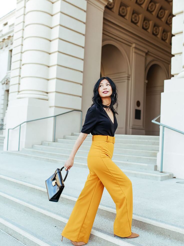 If moms want to attract wealth and success, go for golden colored pants! That's another one of the Lucky Colors of the Year 2024!