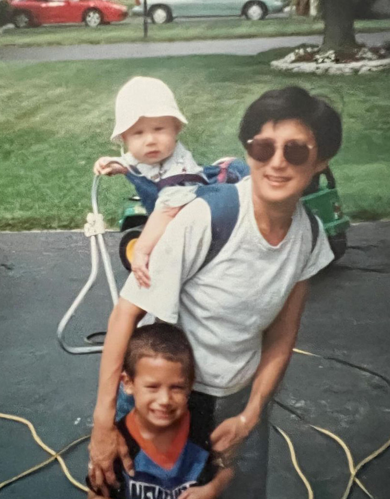 Lynn Yamada Davis of Cooking with Lynja with son Seana Kira Davis