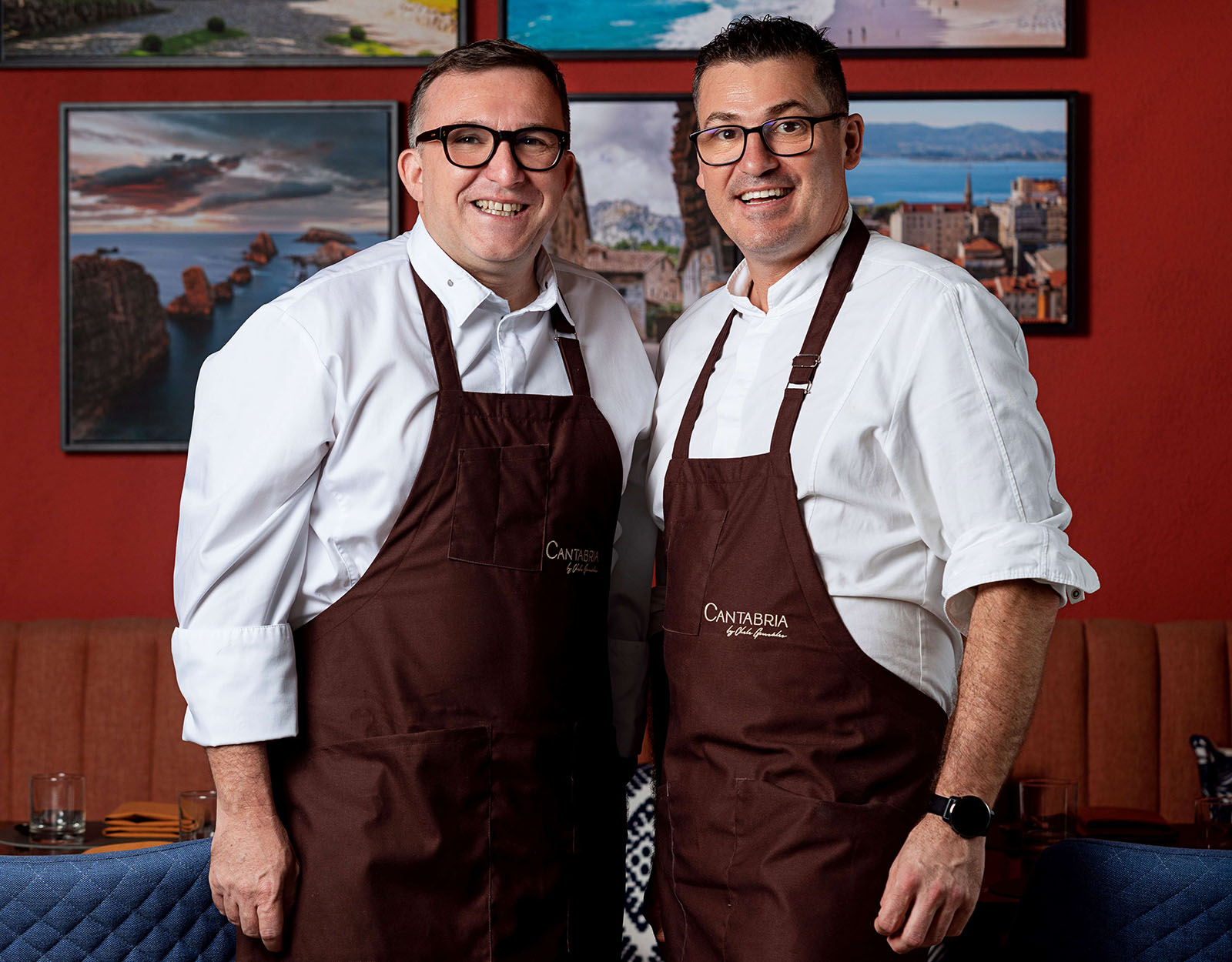 Chef Chele Gonzalez and Chef Ivan Saiz Sordo both hail from the region of Cantabria