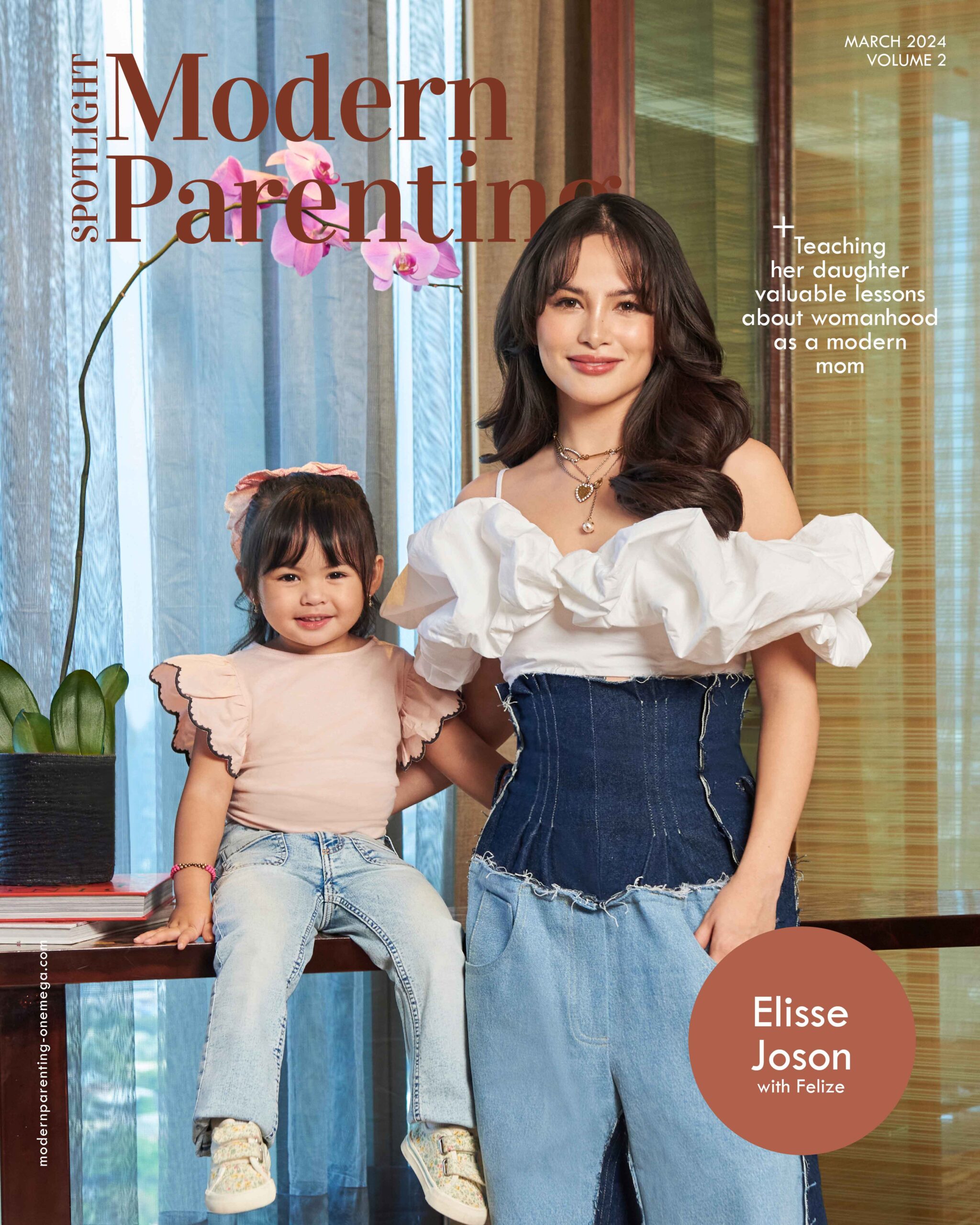 Modern Parenting March cover Elisse Joson and Felize de Leon