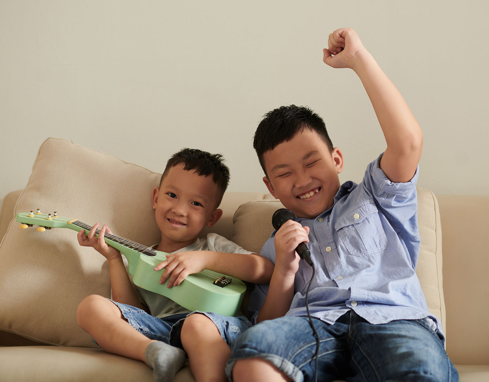 National Siblings Day brothers having fun