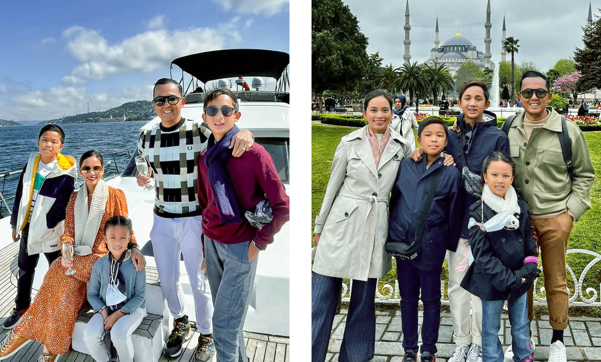 Mark Gorriceta on casual getaways in Istanbul, Turkey with his family of five
