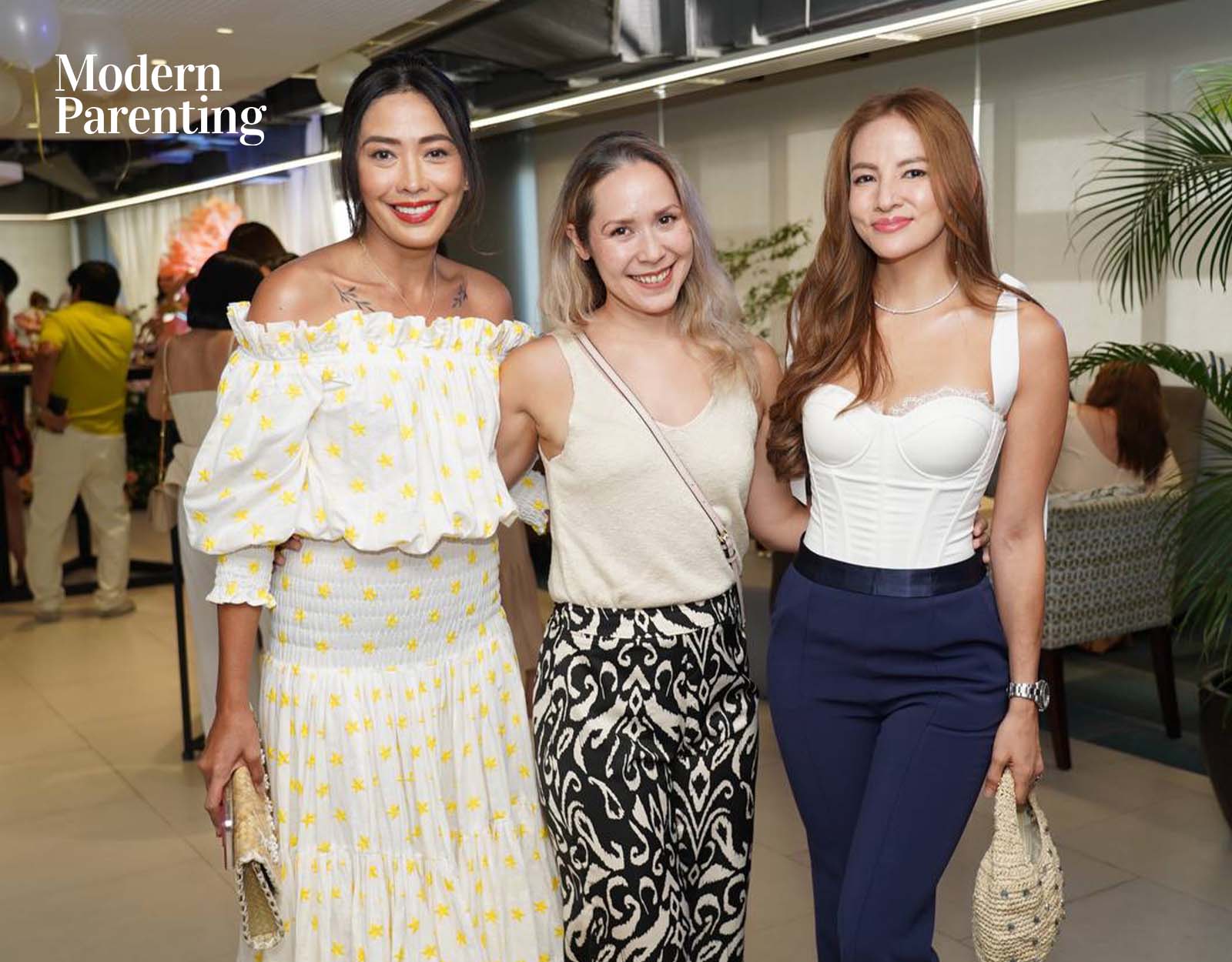 Marie Field Faith, Mindy Lagdameo, and Eizza de Baron