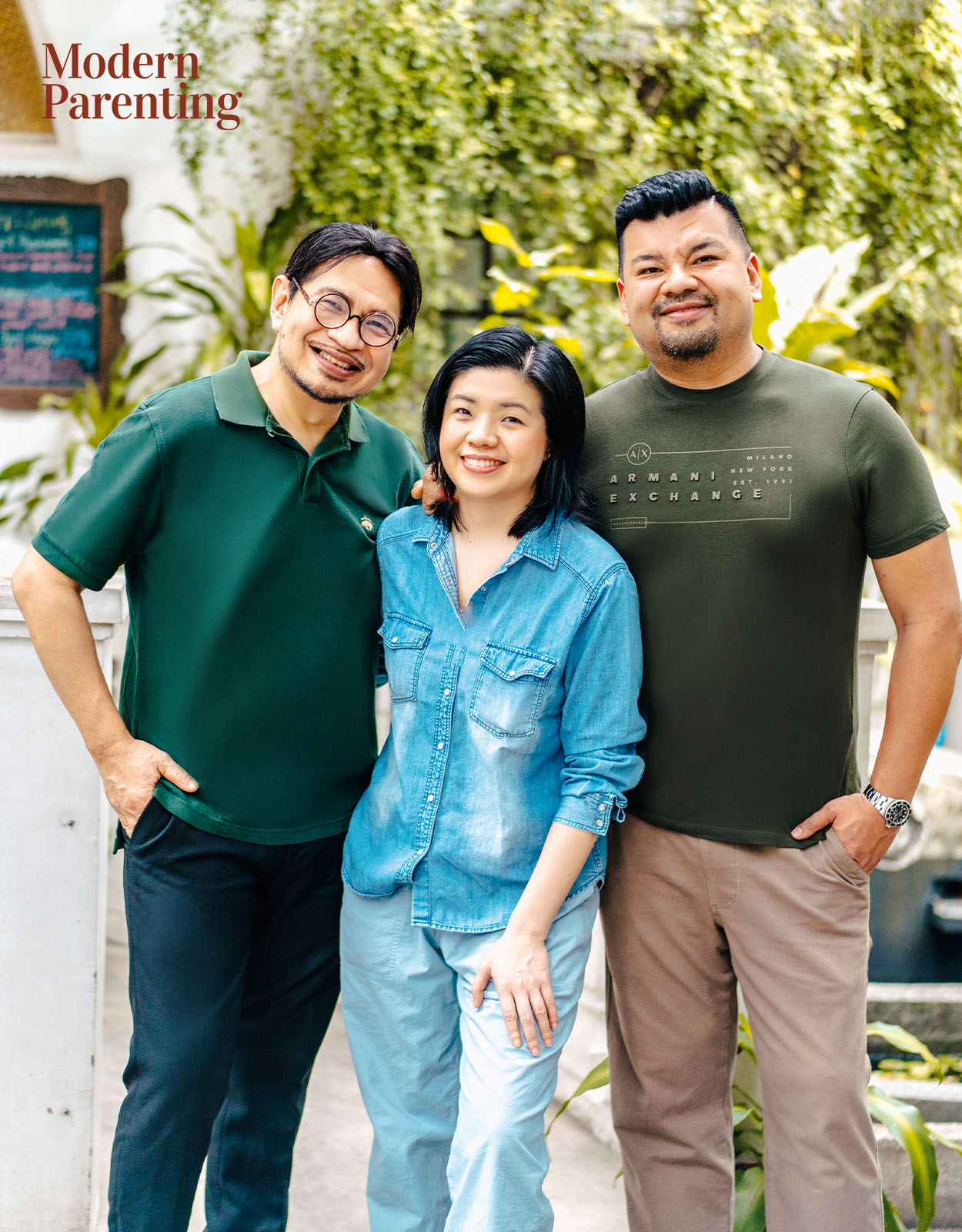 Gene, Gino, and Giannina Gonzalez