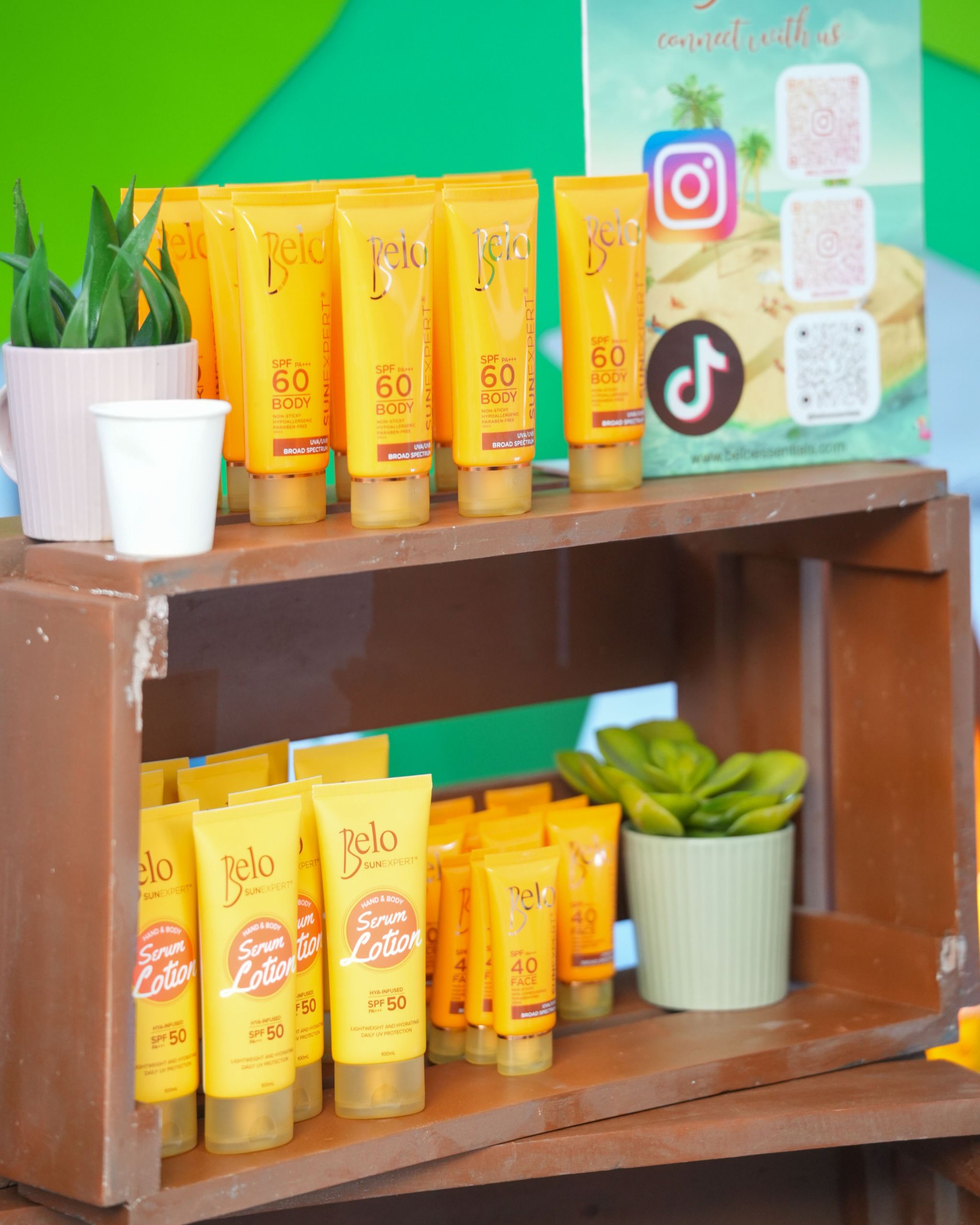 Belo SunExpert products