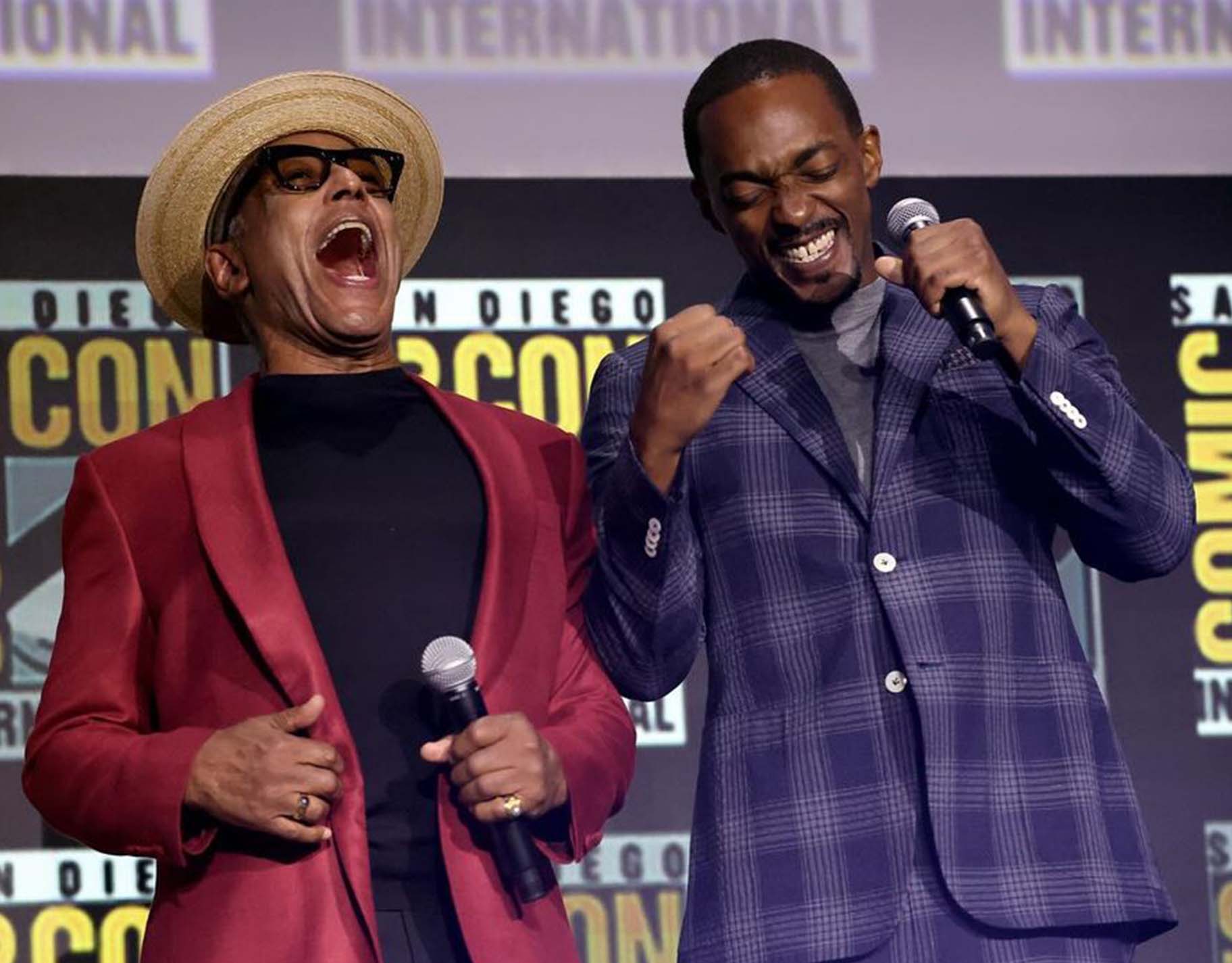 Anthony Mackie at the San Diego Comic Con