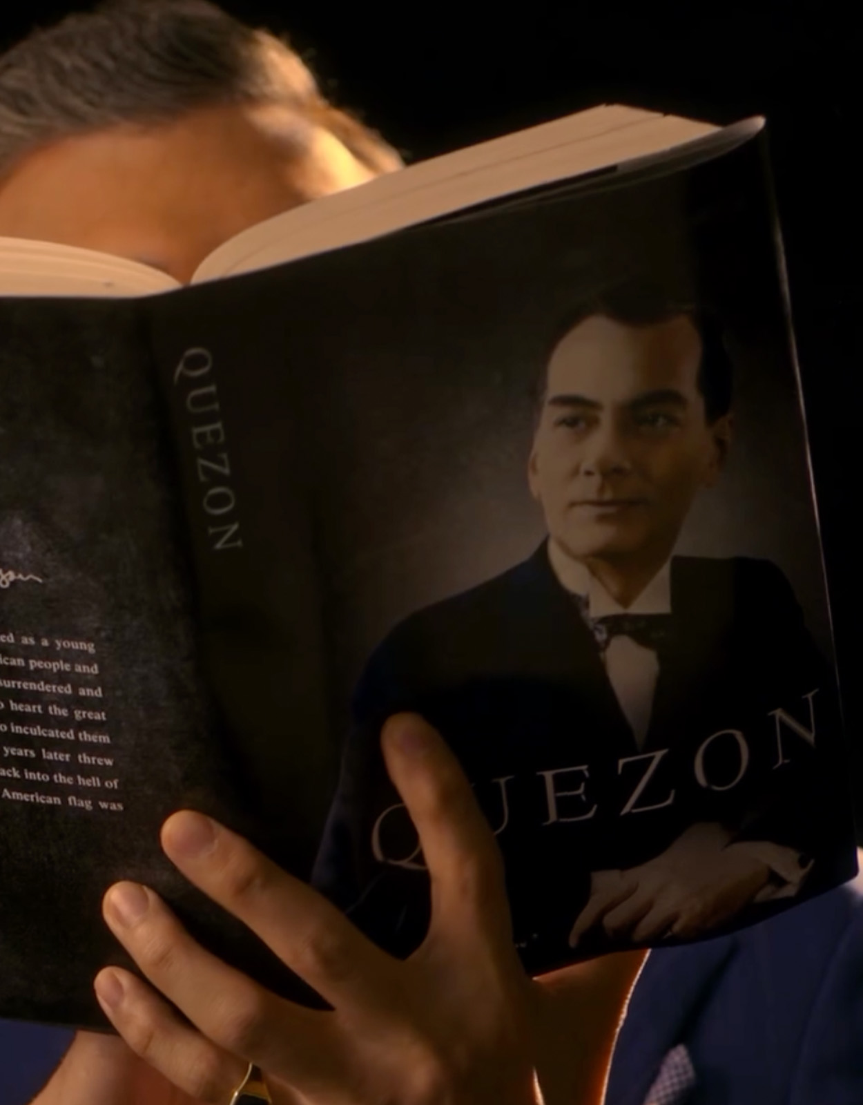 Jericho Rosales teasing his role as the late Manuel L. Quezon in the movie Quezon