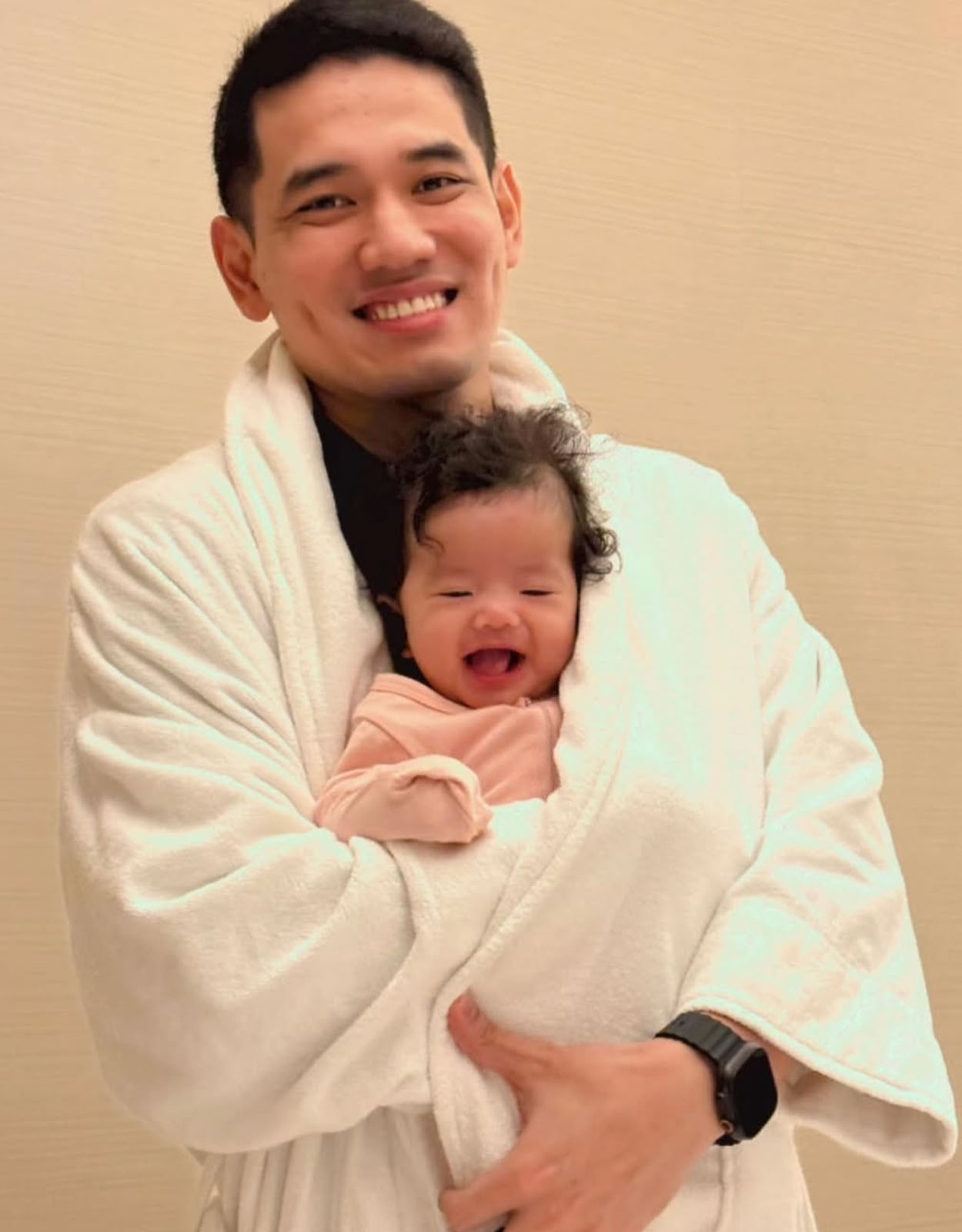 Selina Dagdag-Alas and Kevin Alas enjoying parenthood
