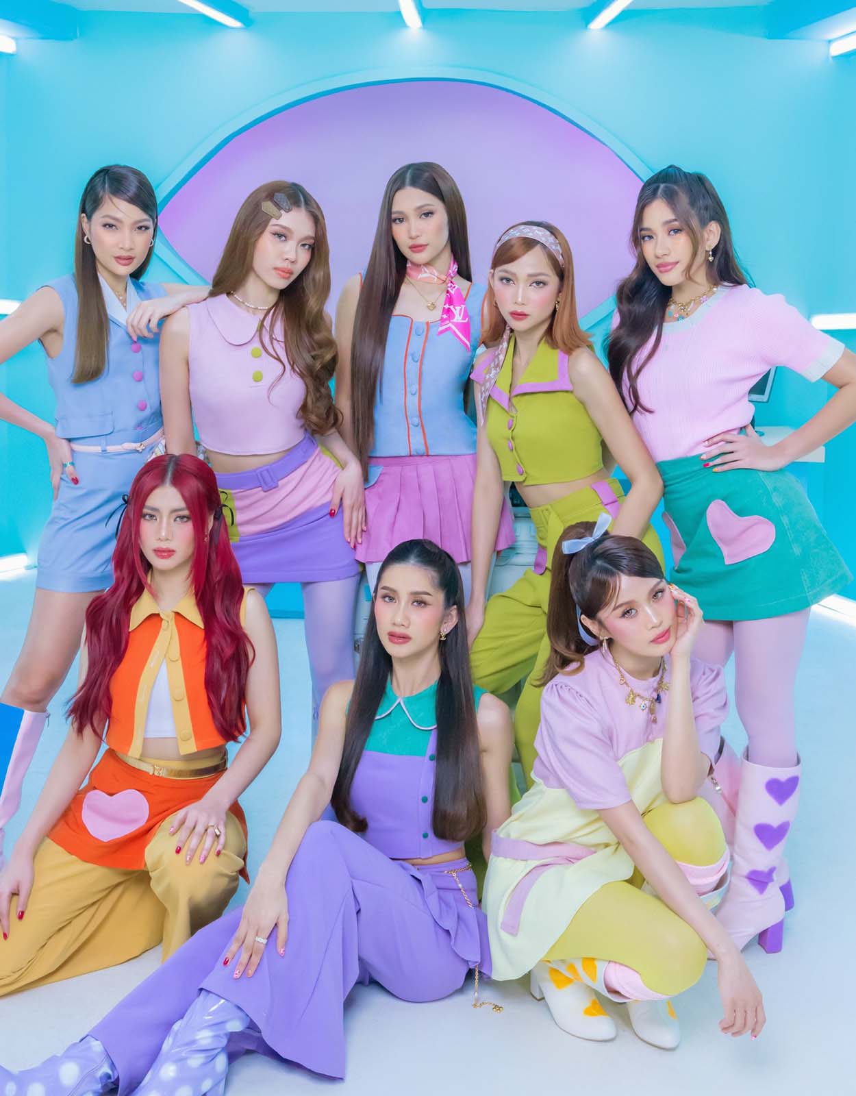 BINI is an 8 girl group from ABS-CBN.