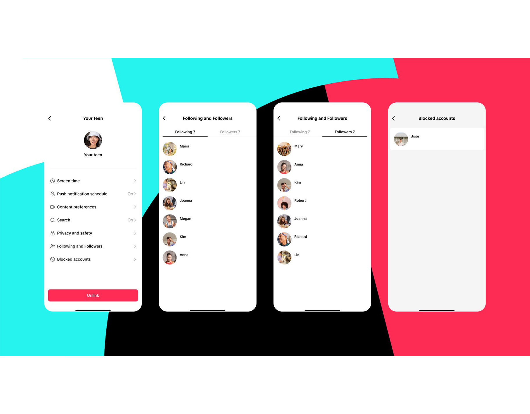 TikTok new parenting features give parents additional tools to set boundaries and customization limit for family use