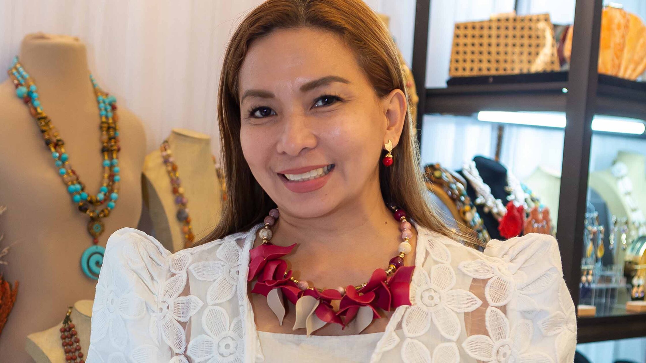 The owner of her namesake jewelry brand, Tina Campos, shares her insights on how she has expanded her business while balancing life as a mom