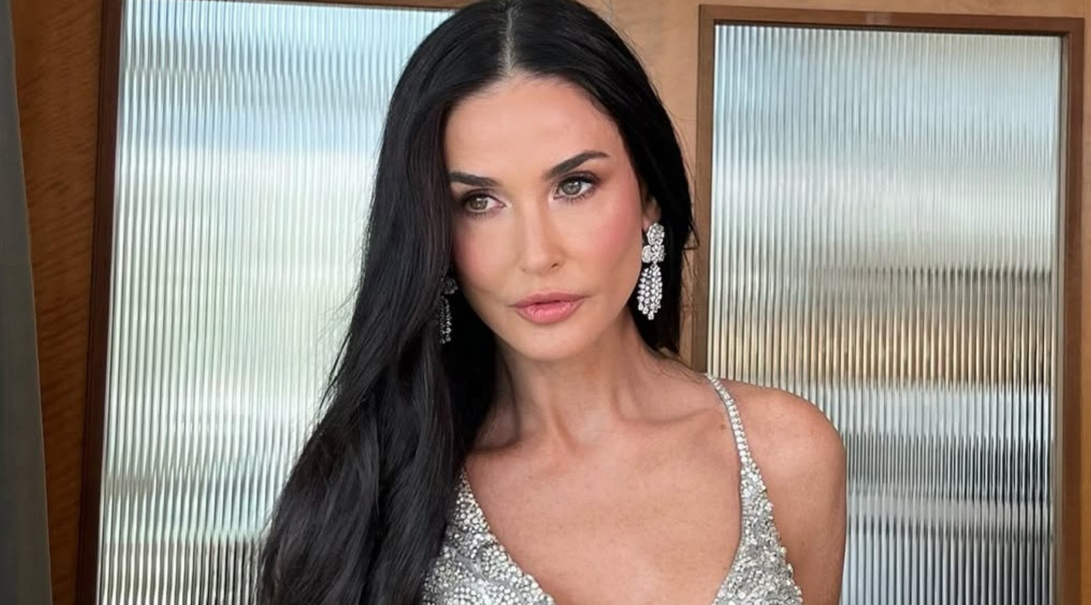 Demi Moore before the Oscars