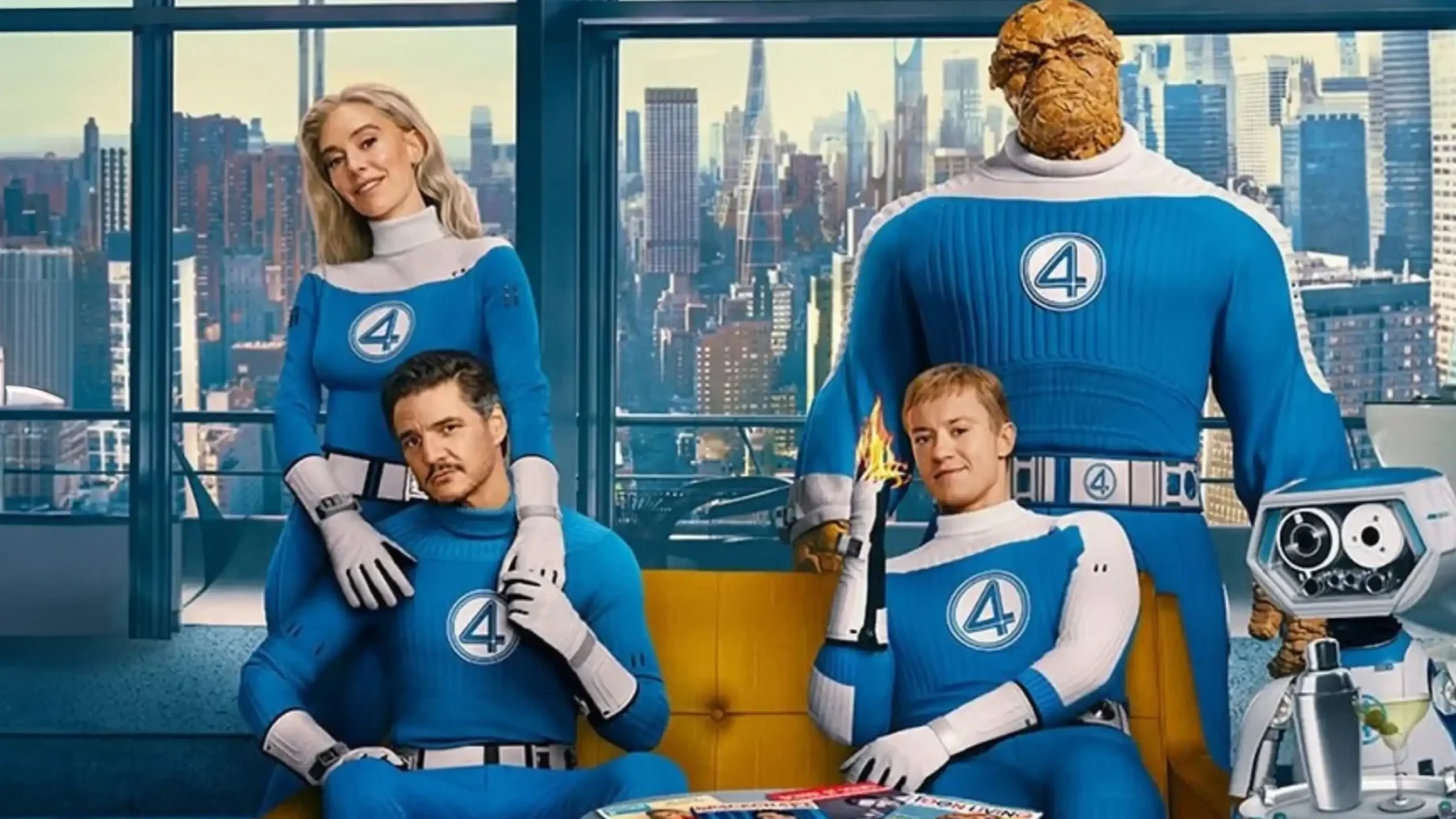 Marvel’s First Family defends the Earth from a gigantic enemy