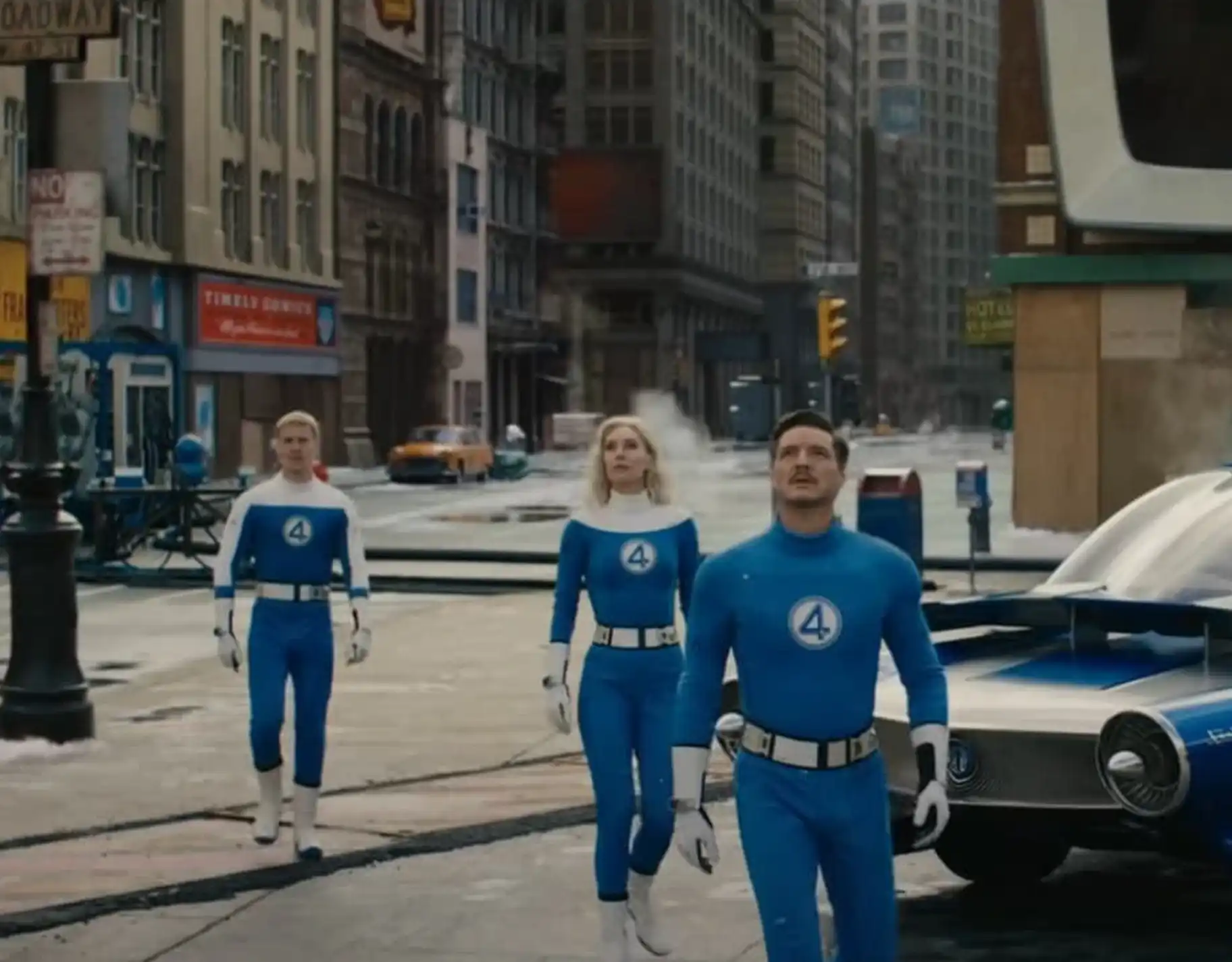 Marvel’s First Family defends the Earth from a gigantic enemy