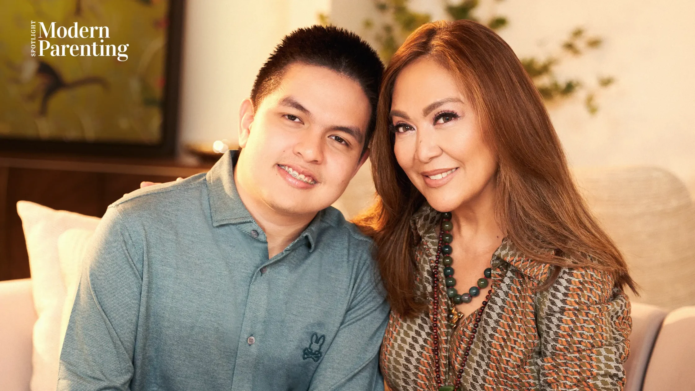 Modern Parenting's April Cover Karen Davila with her son, David Sta. Ana