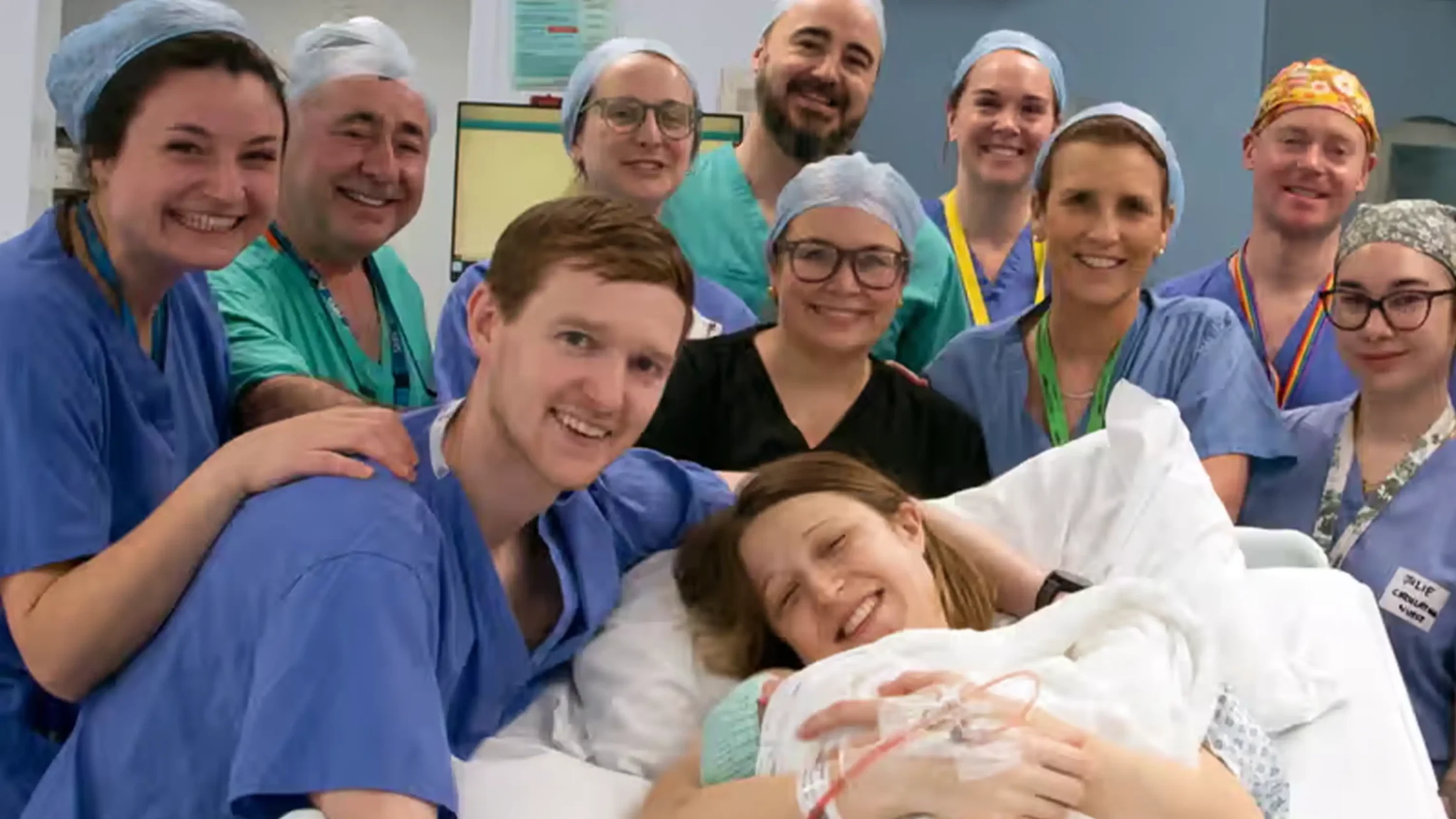 After undergoing a womb transplant in 2023, Grace Davidson gave birth to a healthy baby girl