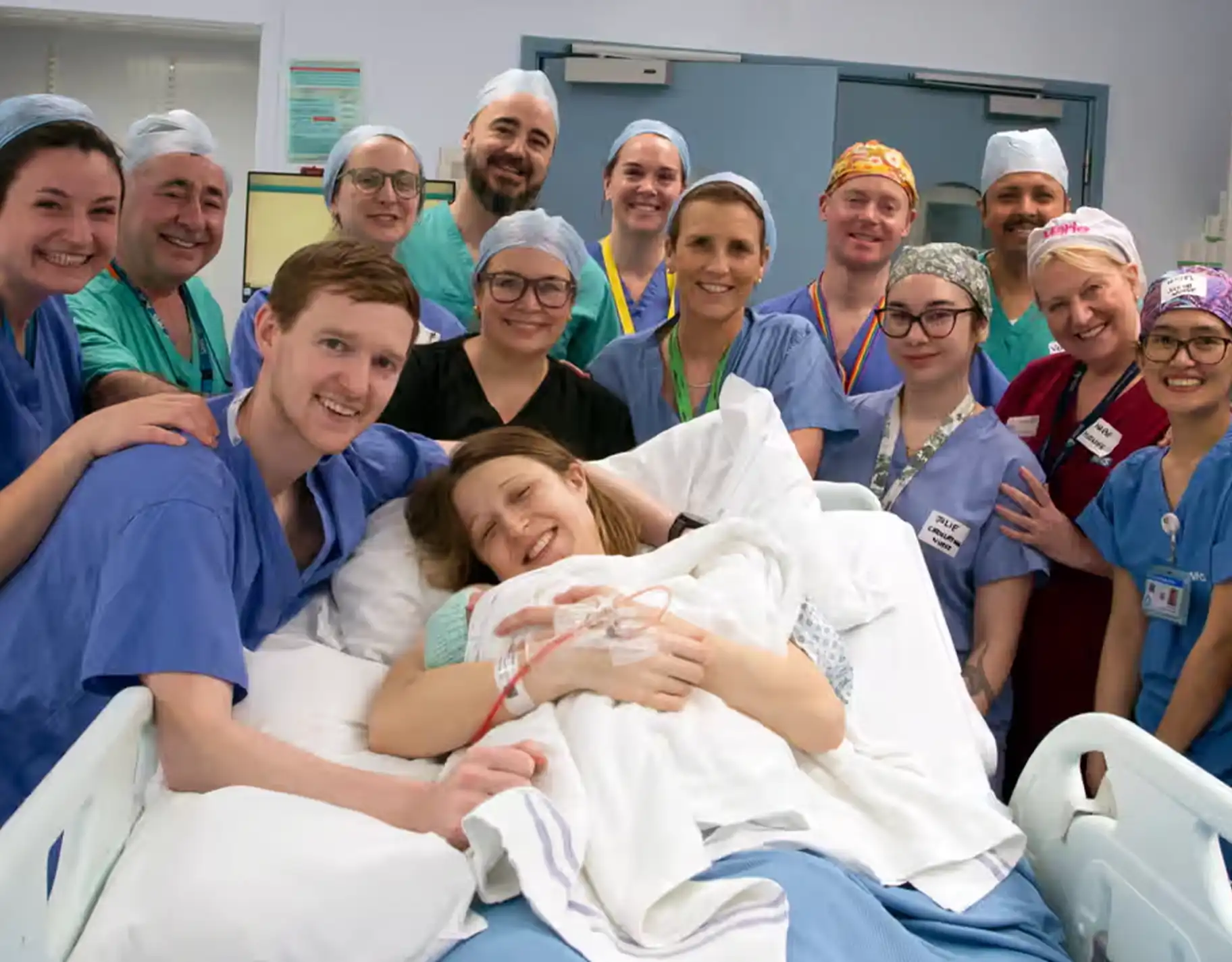 After undergoing a womb transplant in 2023, Grace Davidson gave birth to a healthy baby girl