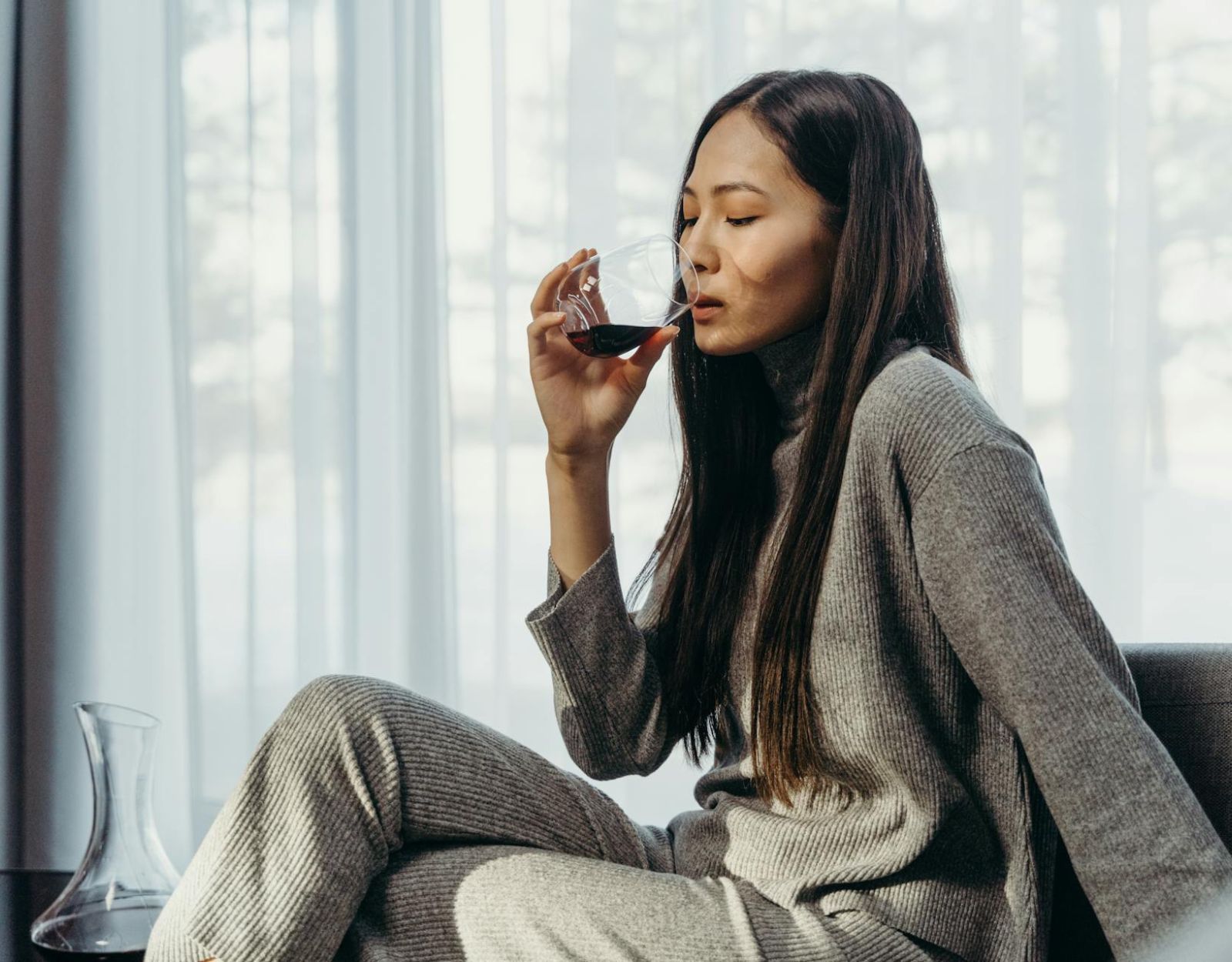 Numbing as a stress language can start out with one swig of wine, then another, and then another...