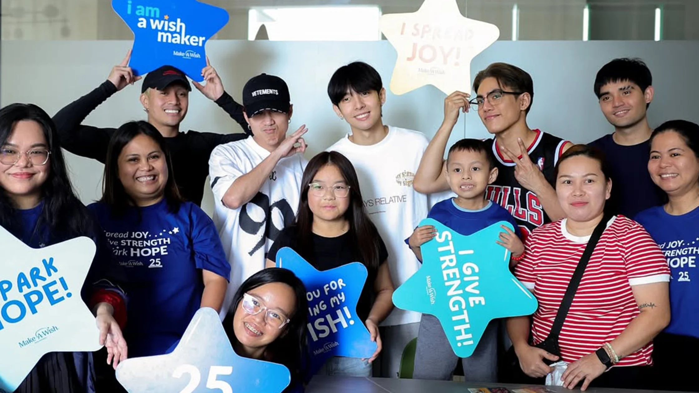 With the help of the Make-A-Wish Foundation Philippines, two young fans got to meet PPop group SB19