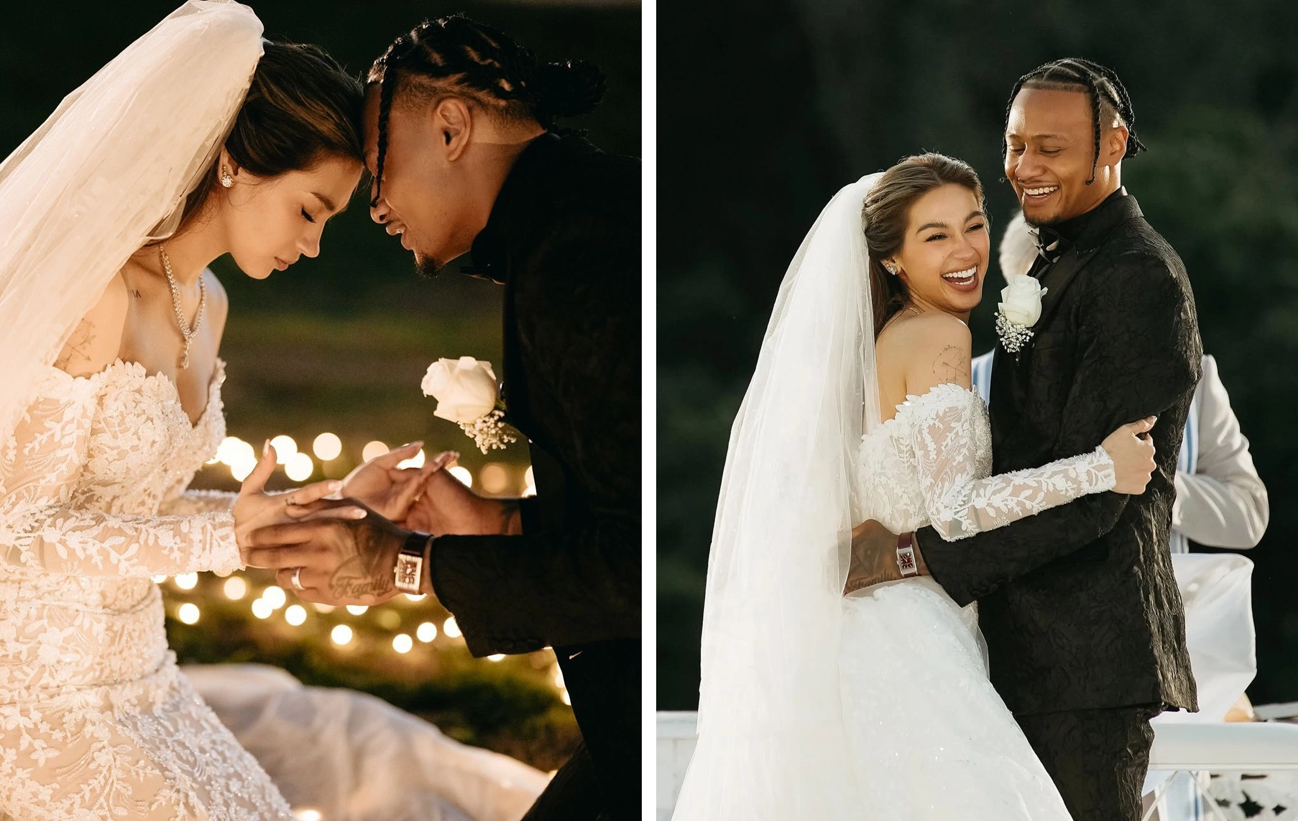 The couple married last June 1 in Tagaytay, after getting engaged the previous year