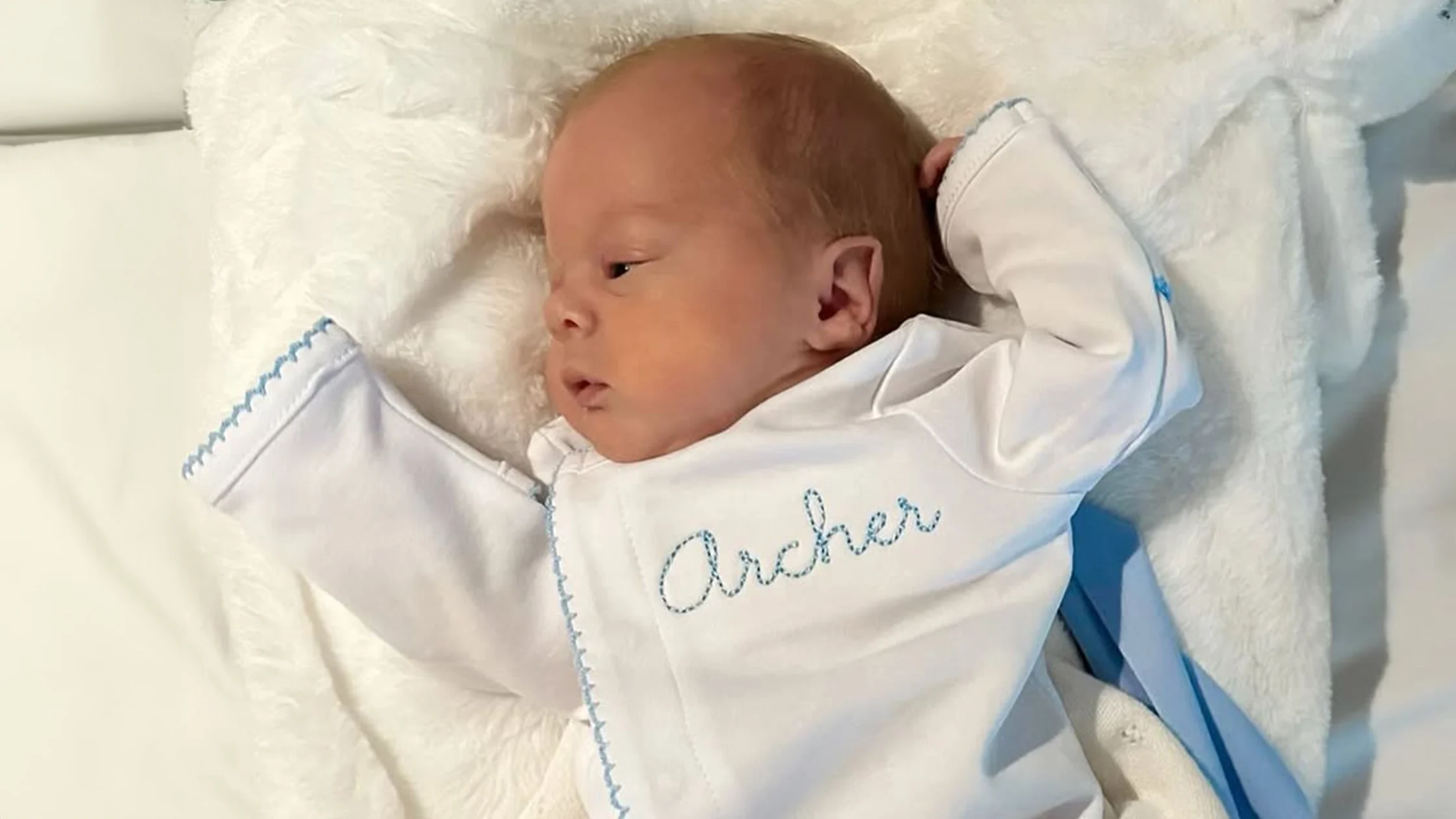 Jesse McCartney and Katie Peterson welcomed their son, Archer James McCartney, on May 7, 2025