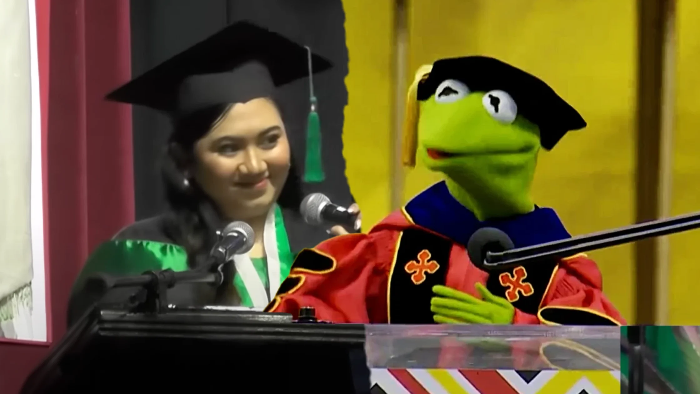 The speeches by the University of St. La Salle’s Summa Cum Laude Tricia Ann Anda and the University of Maryland’s Kermit the Frog reminded us of the sacrifices of students and the future that awaits them