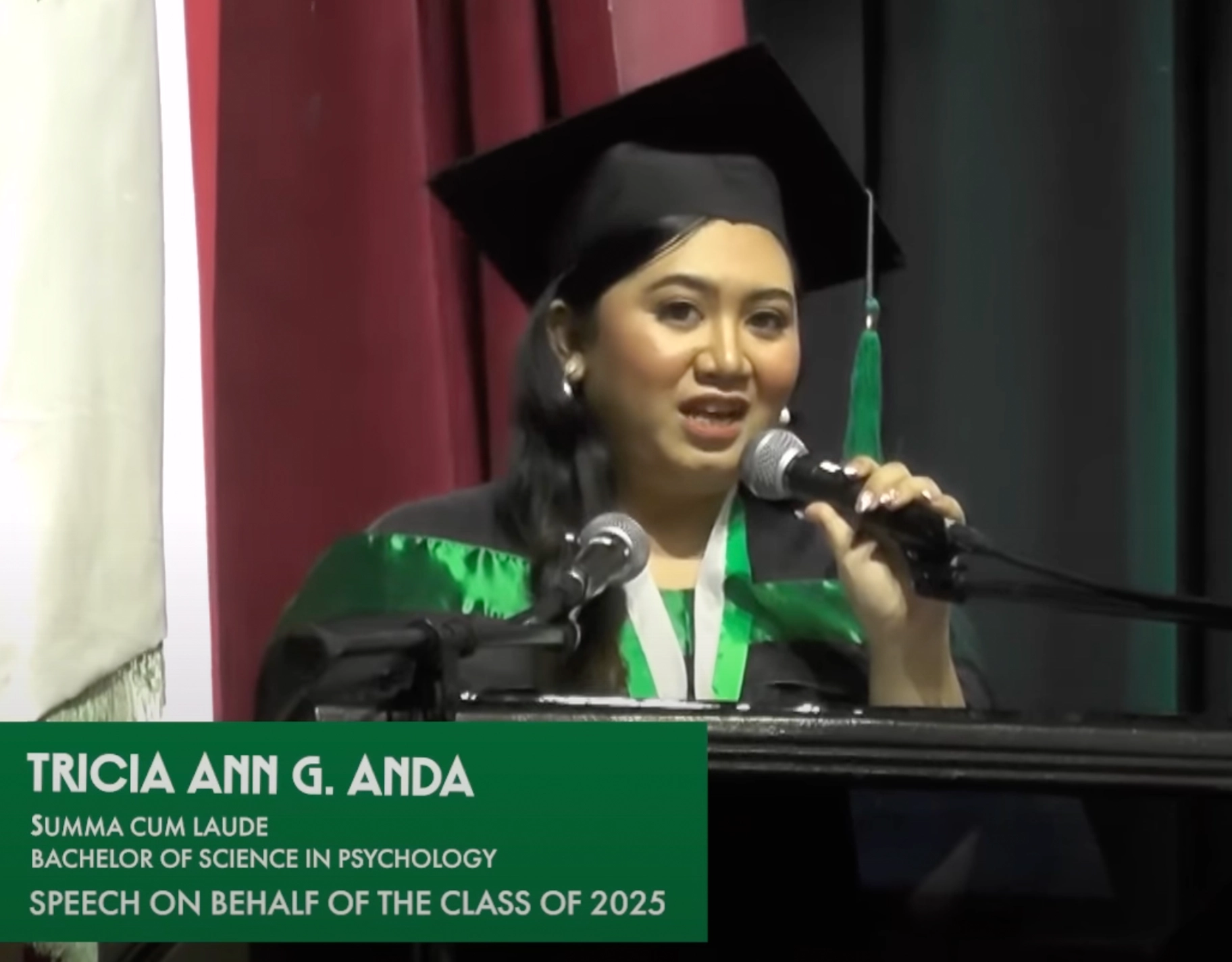 The speeches by the University of St. La Salle’s Summa Cum Laude Tricia Ann Anda and the University of Maryland’s Kermit the Frog reminded us of the sacrifices of students and the future that awaits them
