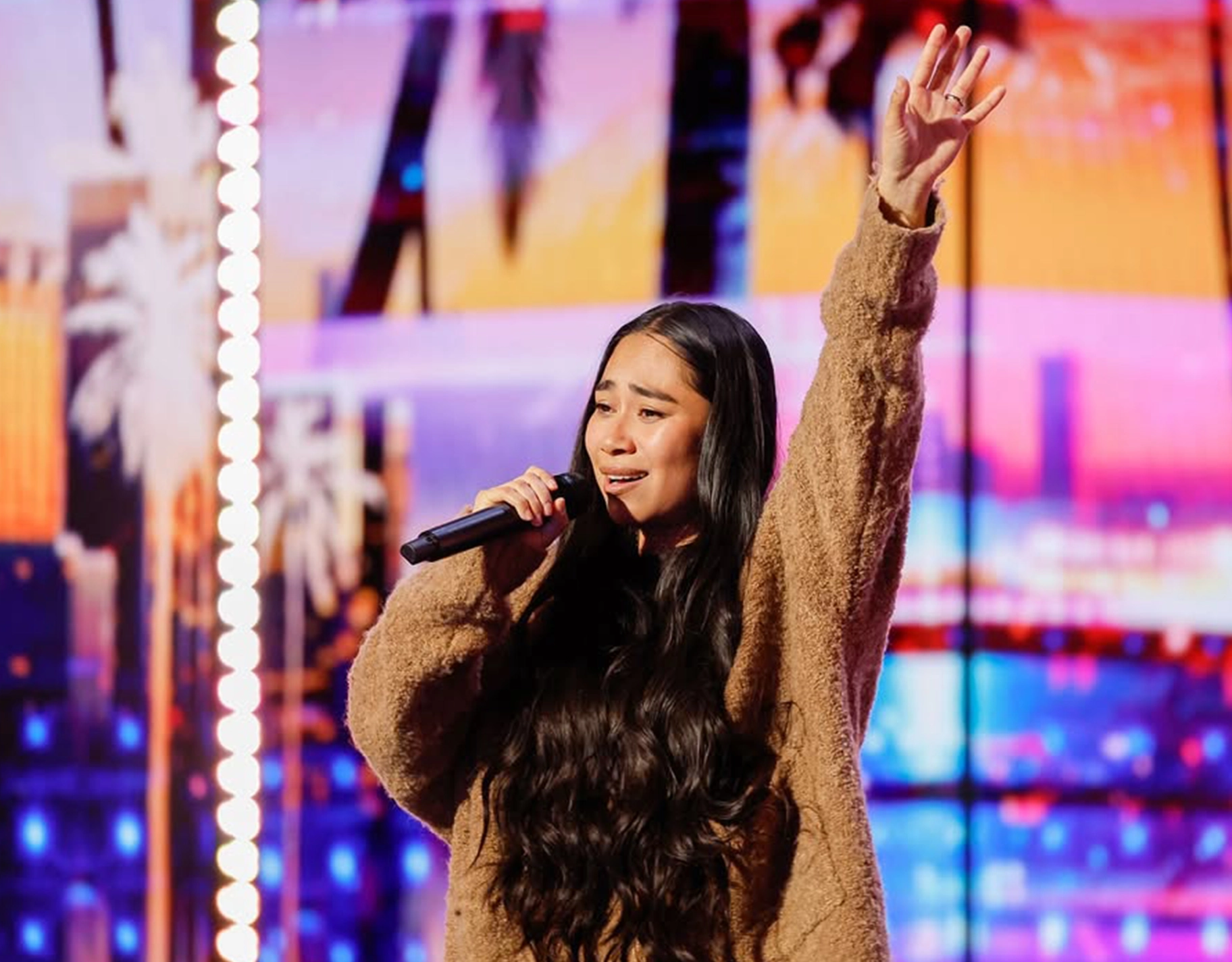 Twenty years after her first try, Jessica Sanchez returned to America’s Got Talent to give it another shot and revealed she’s expecting her first child