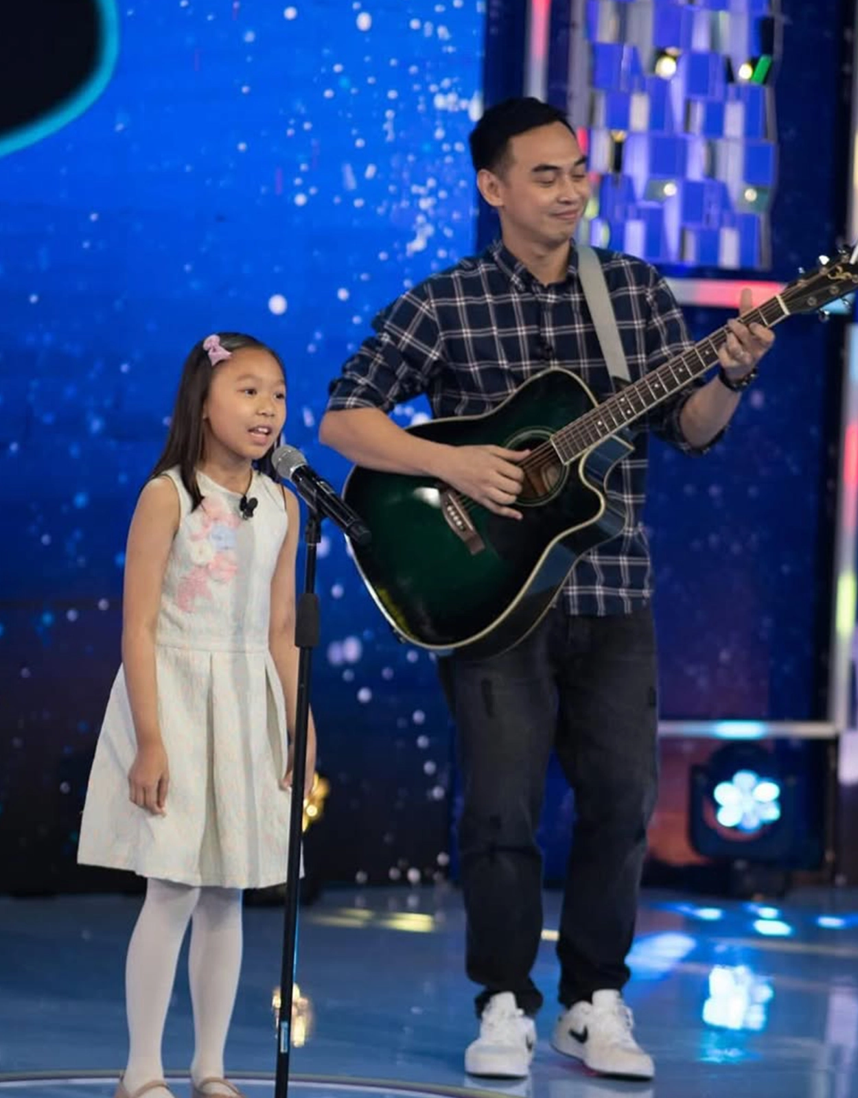Quinn Holmes, daughter of Shamrock vocalist and former reality contestant Bradley Holmes, made it to the next round of Idol Kids