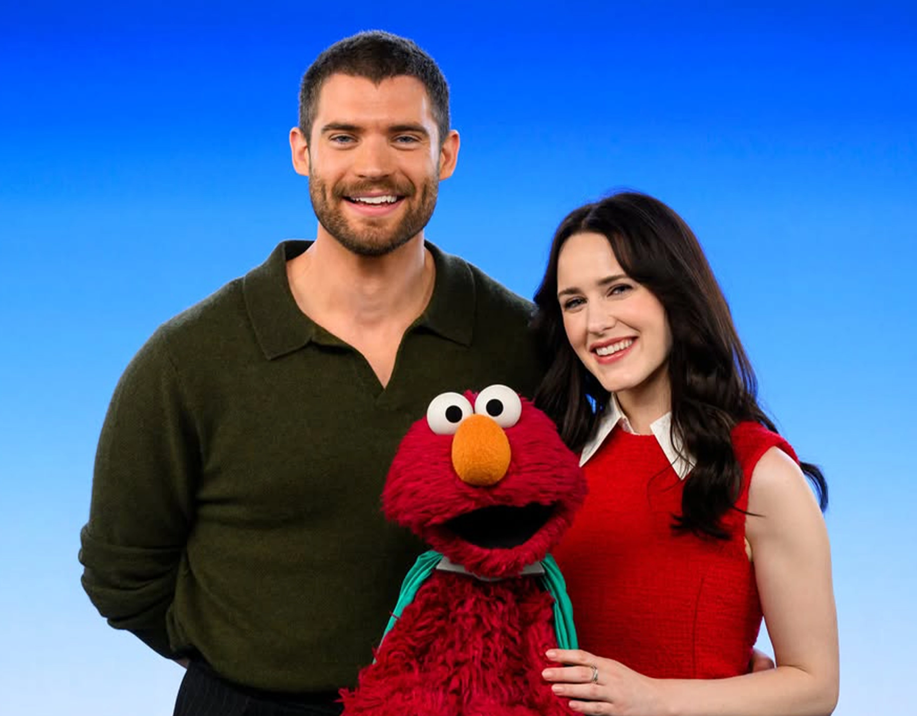 David Corenswet and Rachel Brosnahan visited Sesame Street, inspiring the muppets to be heroes in their way