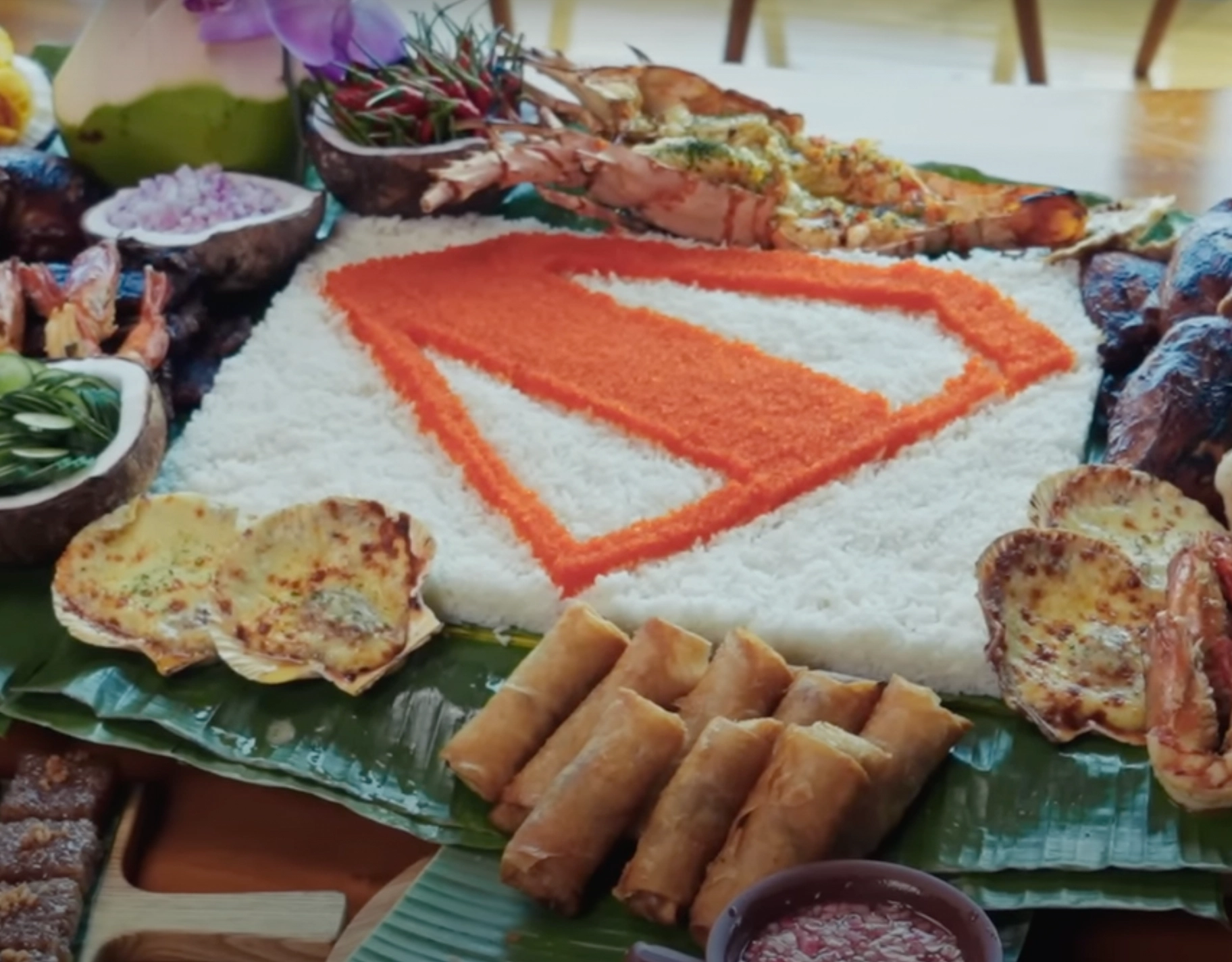 Director James Gunn, David Corenswet, and Rachel Brosnahan gamely made halo-halo and lumpia during their Manila visit in June