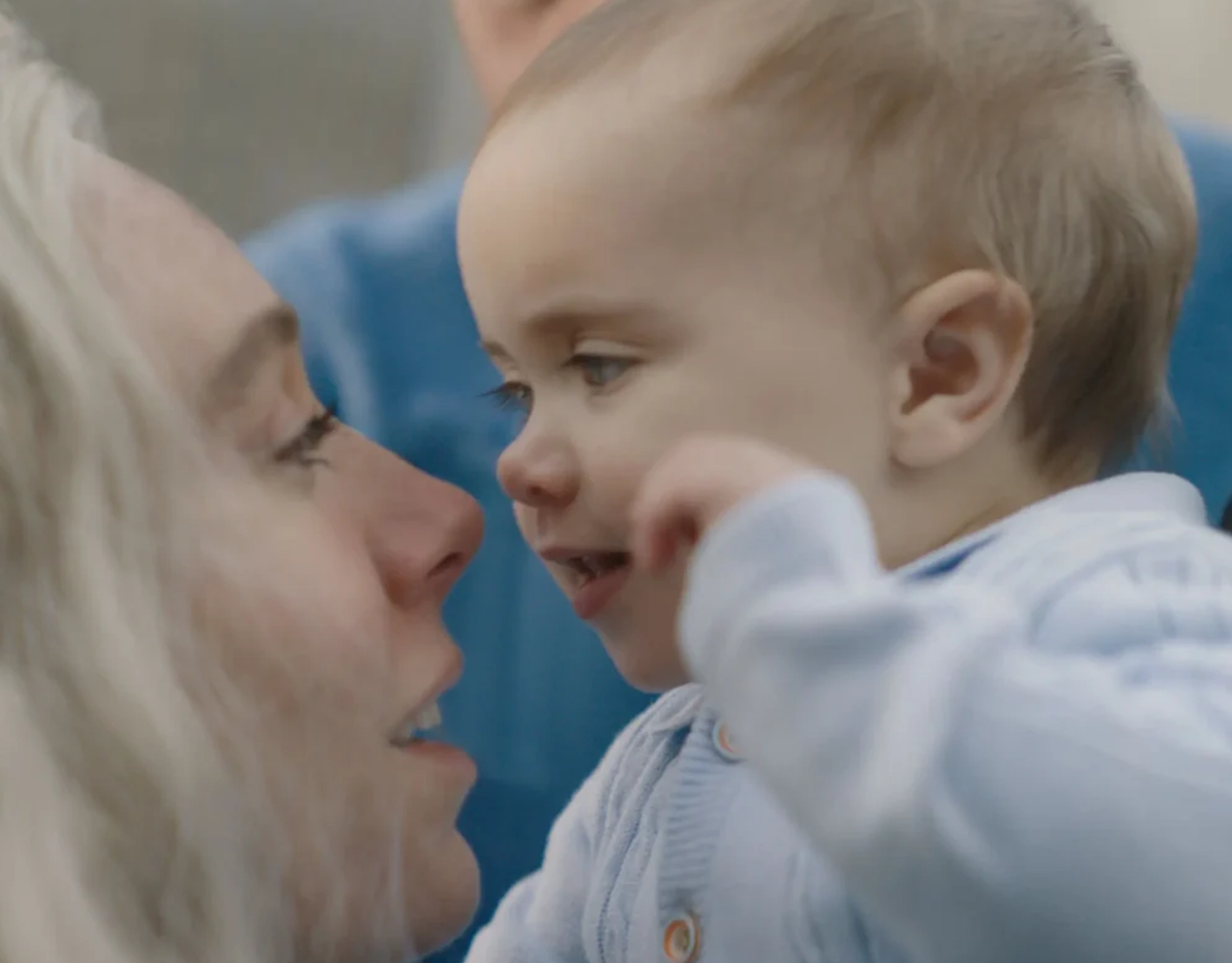 Vanessa Kirby as Sue Storm/Invisible Woman and Ada Scott as Franklin Richards in 20th Century Studios/Marvel Studios' THE FANTASTIC FOUR: FIRST STEPS. Photo courtesy of Marvel Studios. © 2025 20th Century Studios / © and ™ 2025 MARVEL"