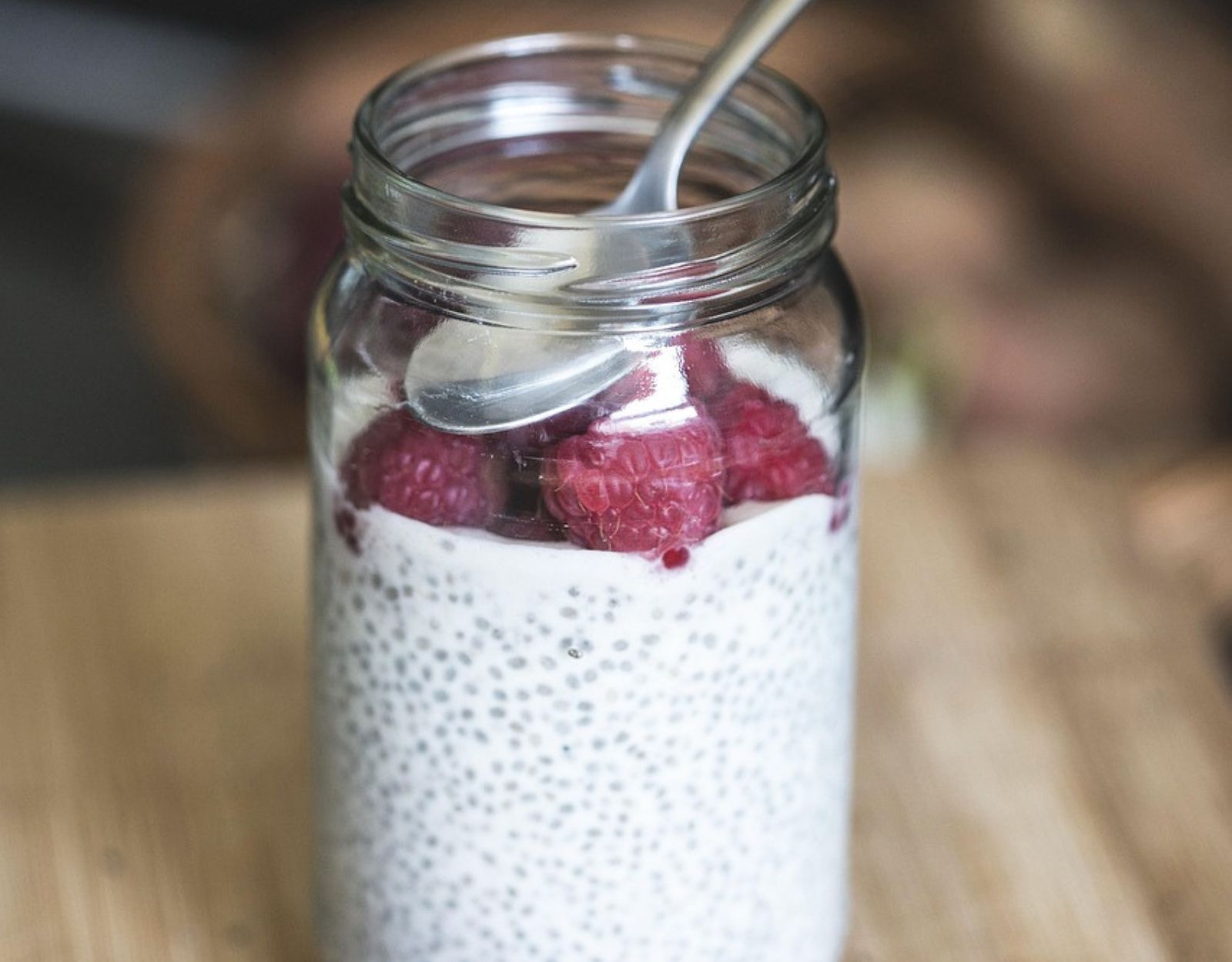 Overnight Chia Pudding, made in big batches, can be a healthy movie night snack