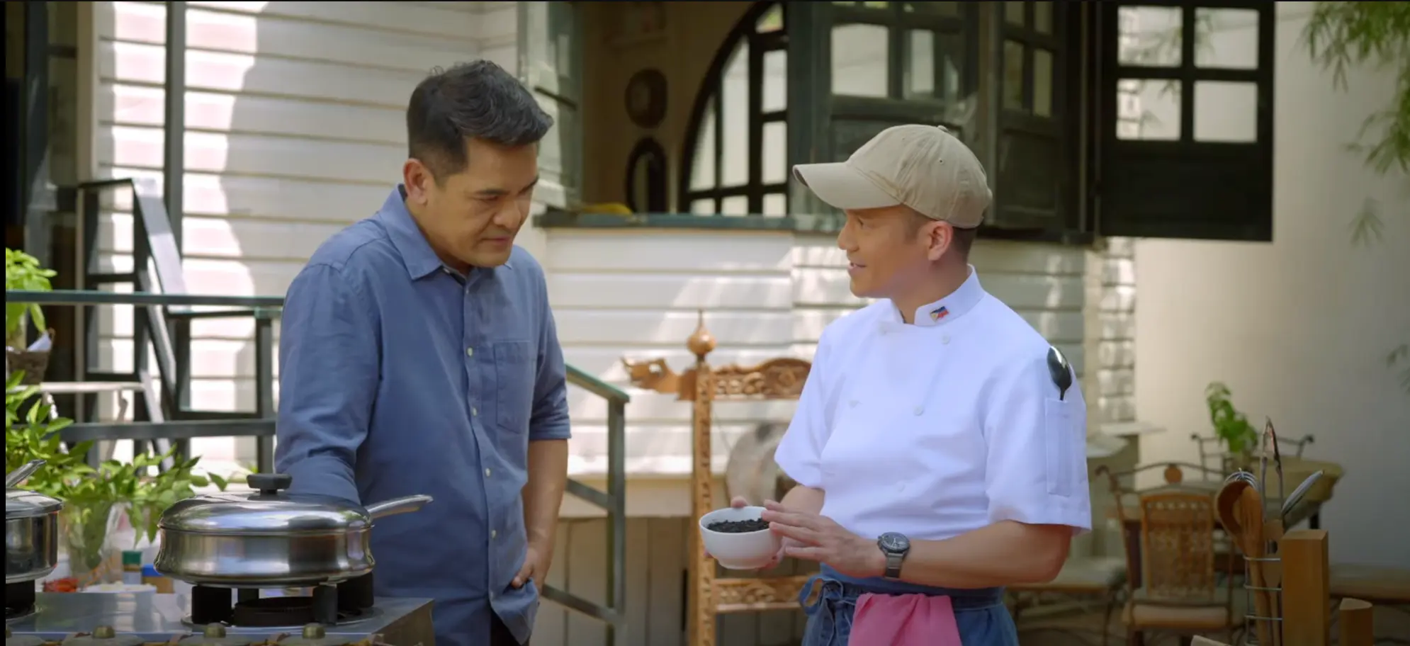 Jiggy Manicad and Chef Miggy Moreno on I Love Filipino on Netflix