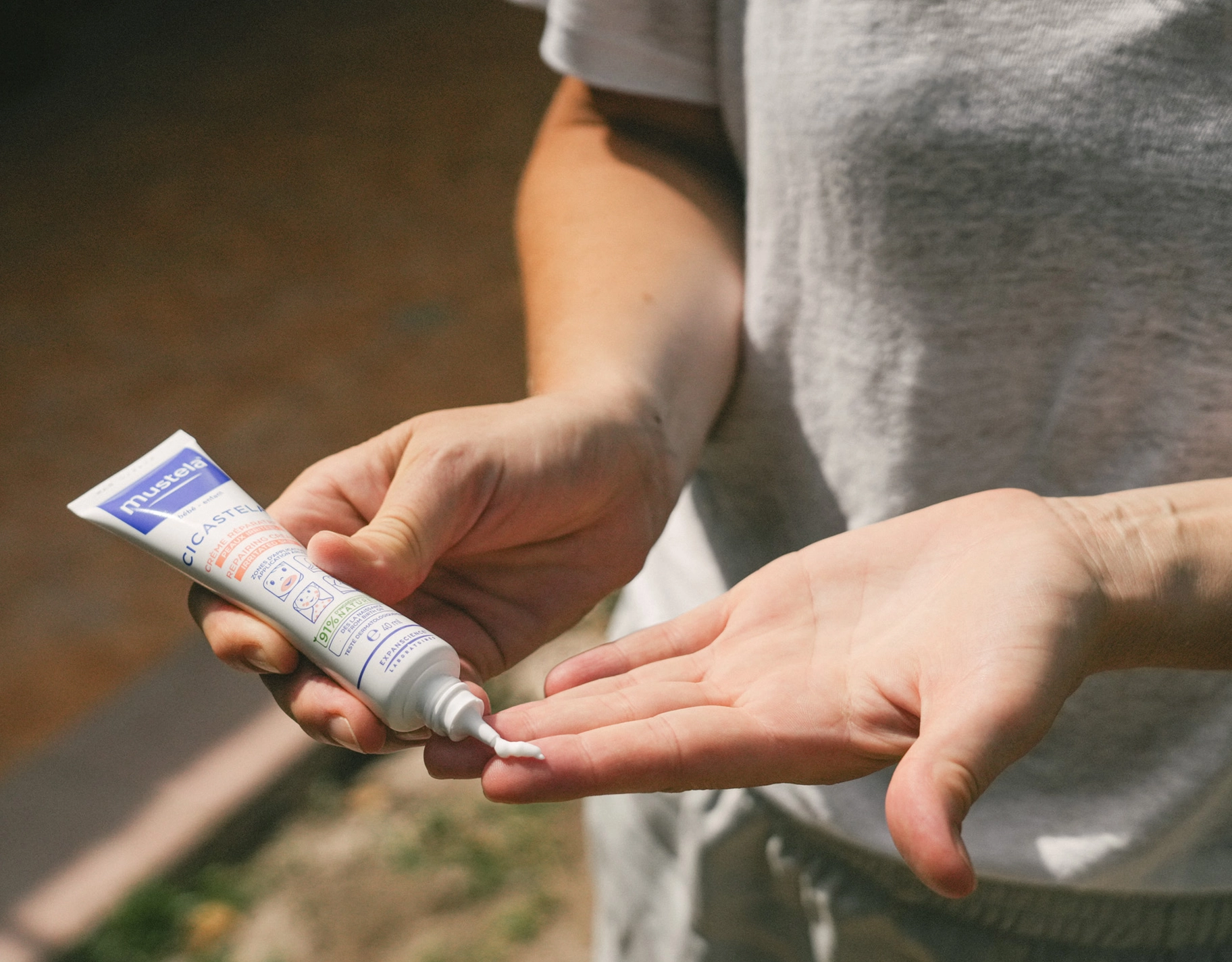 Because little adventures come with little accidents, Mustela’s Cicastela Moisture Recovery Cream is here to comfort every booboo—with love, safety, and science.