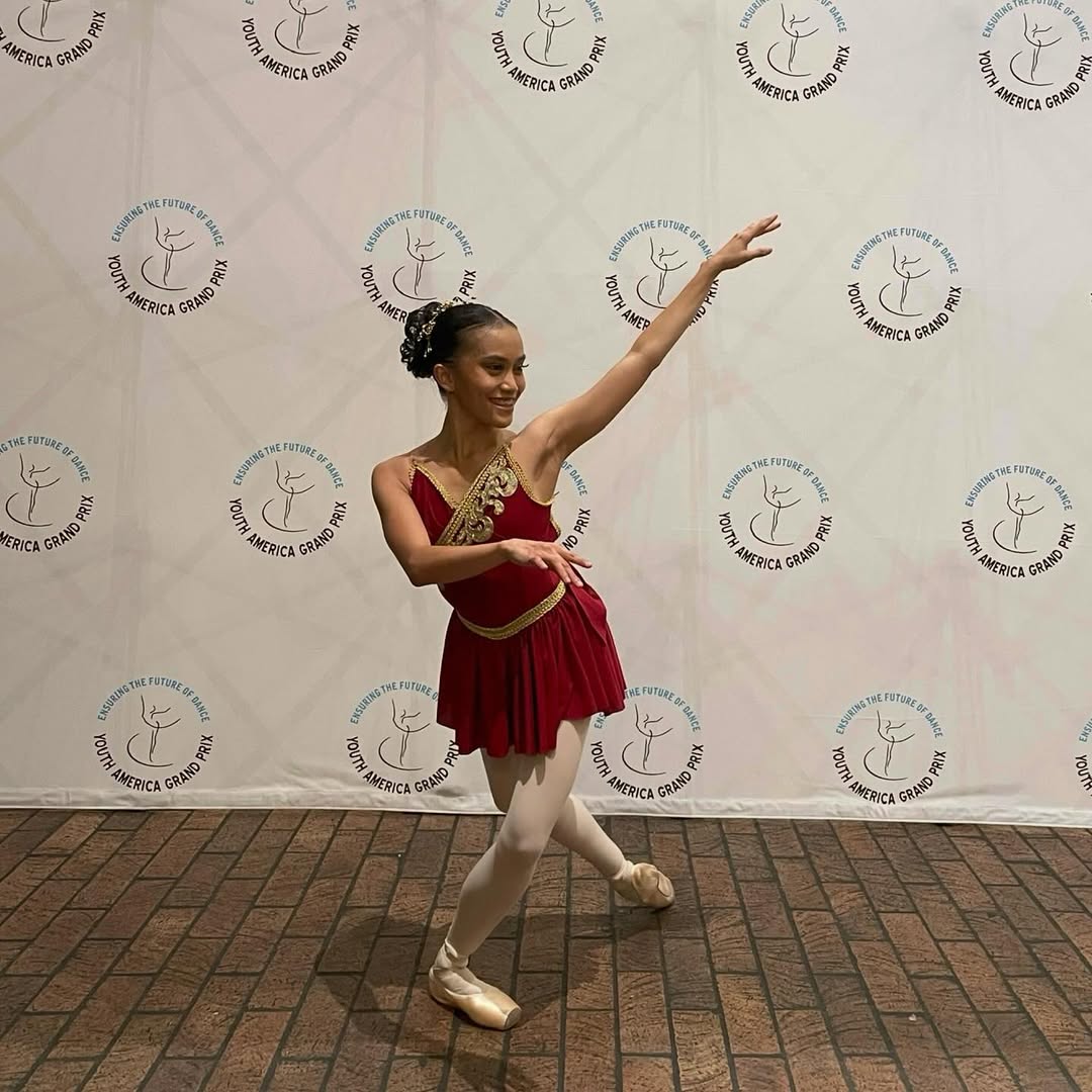 Reign Pelegrin at the Youth American Grand Prix