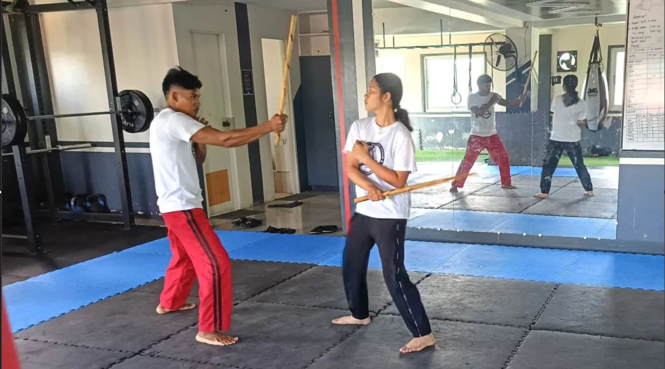 It's Buwan ng Wika, and if schools are going to feature a sport the kids are going to learn, it's most likely Arnis