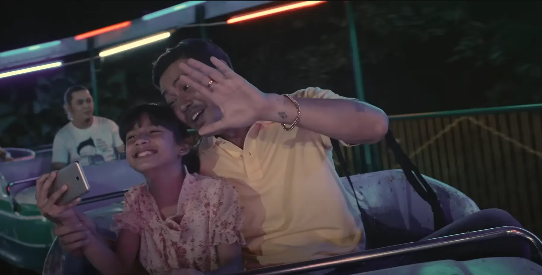 Arsenio is a doting uncle to Jingjing.