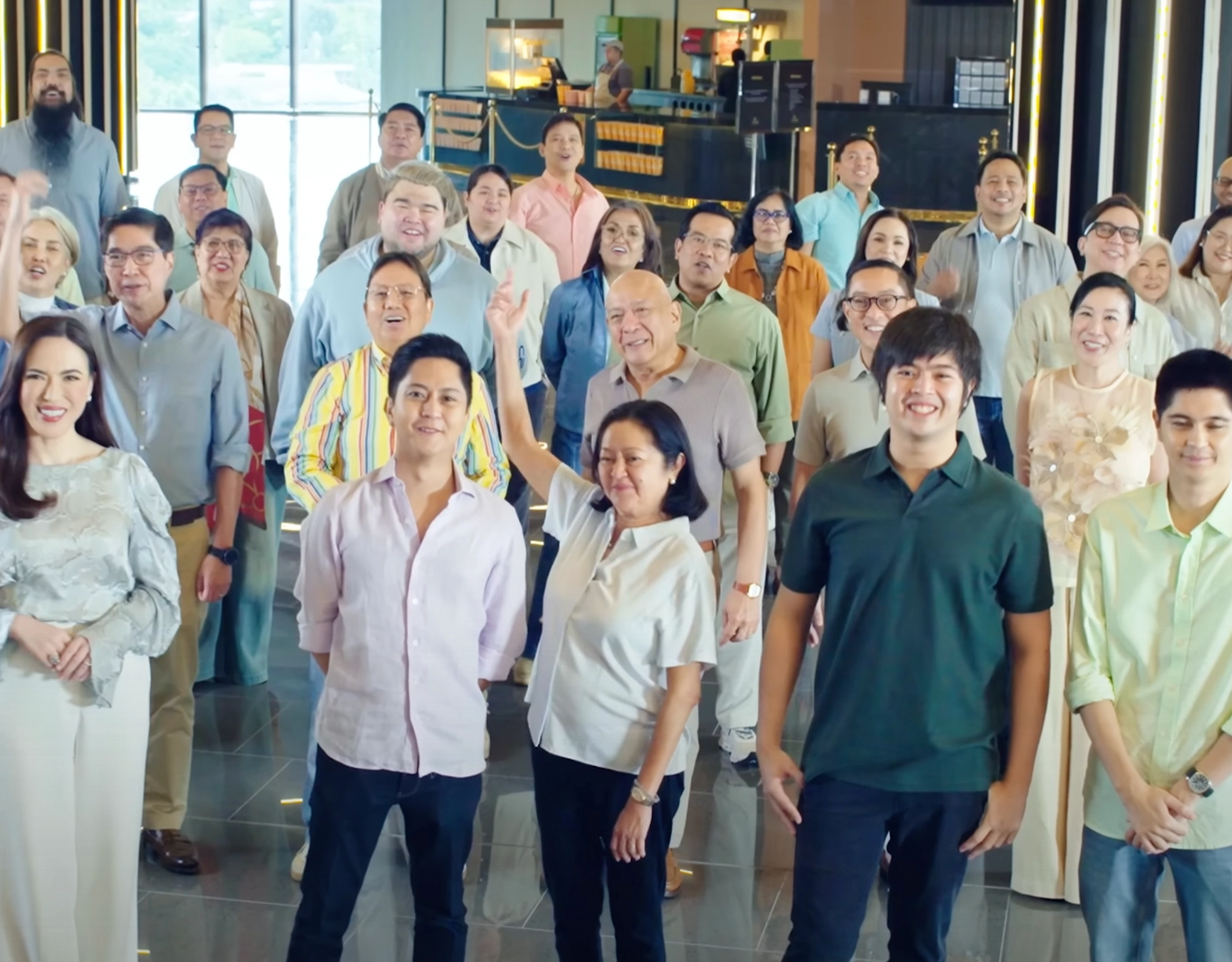 President Ferdinand Marcos Jr. and his family lead the 'Tara, Nood Tayo!' campaign, joined by top celebrities and media executives from film and television
