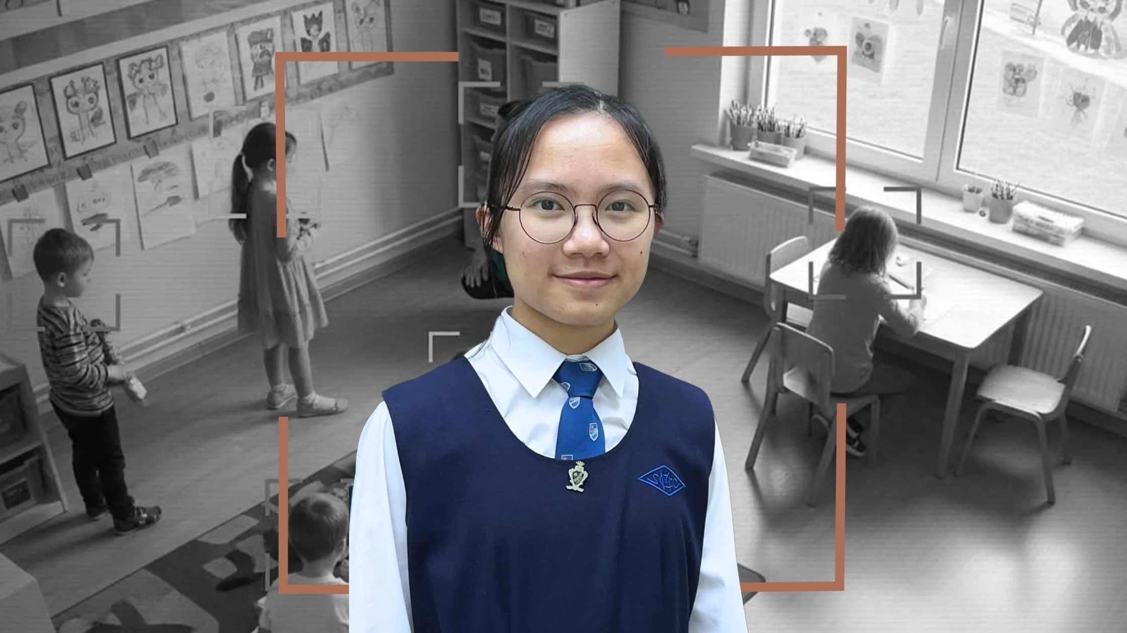 Seventeen-year-old student from St Mary’s Canossian College in Hong Kong, Chow Sze, creates technology that helps further efforts against child abuse