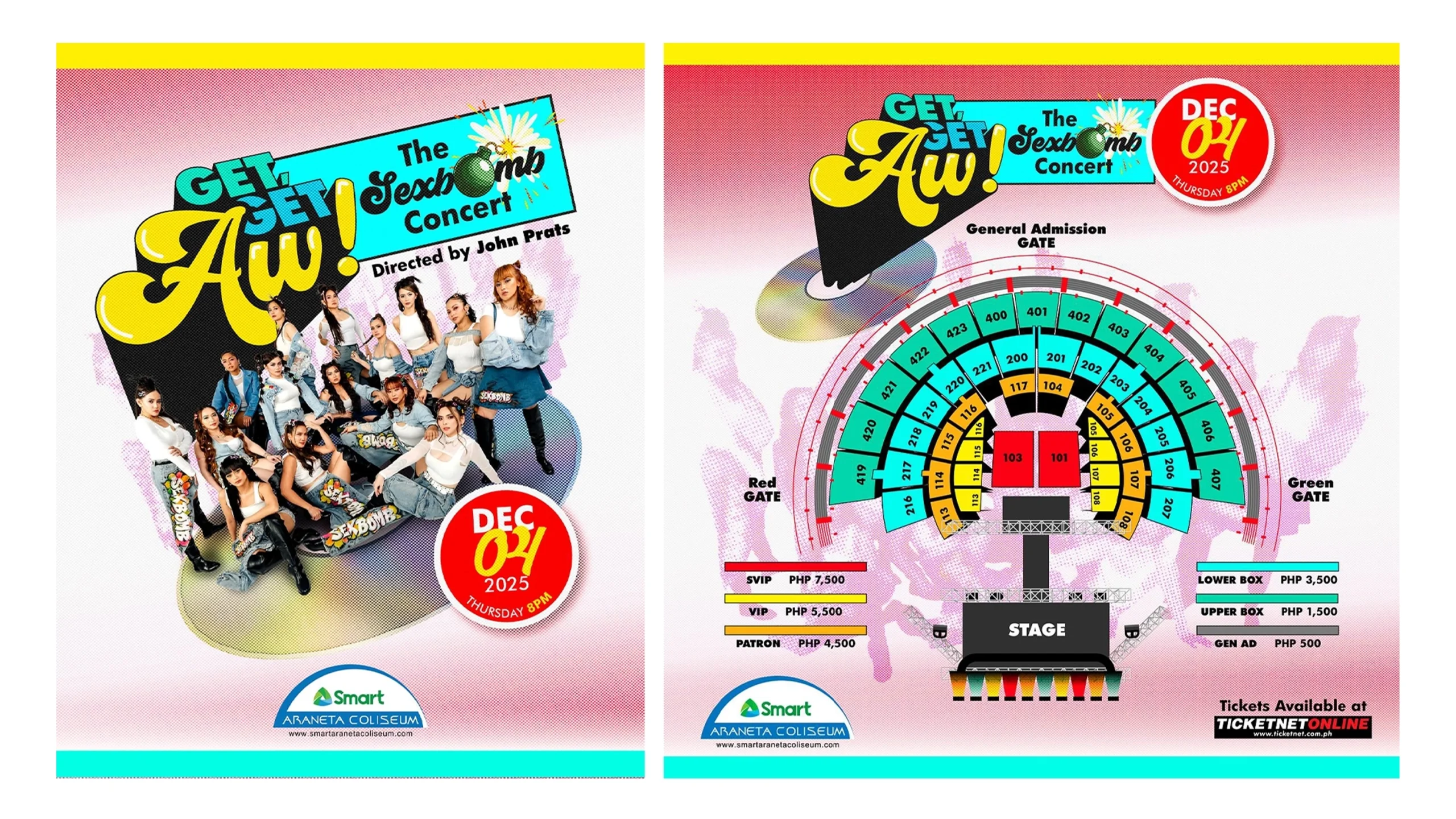 The Get, Get Aw: The Sexbomb Concert is happening on December 4 at the Araneta Coliseum