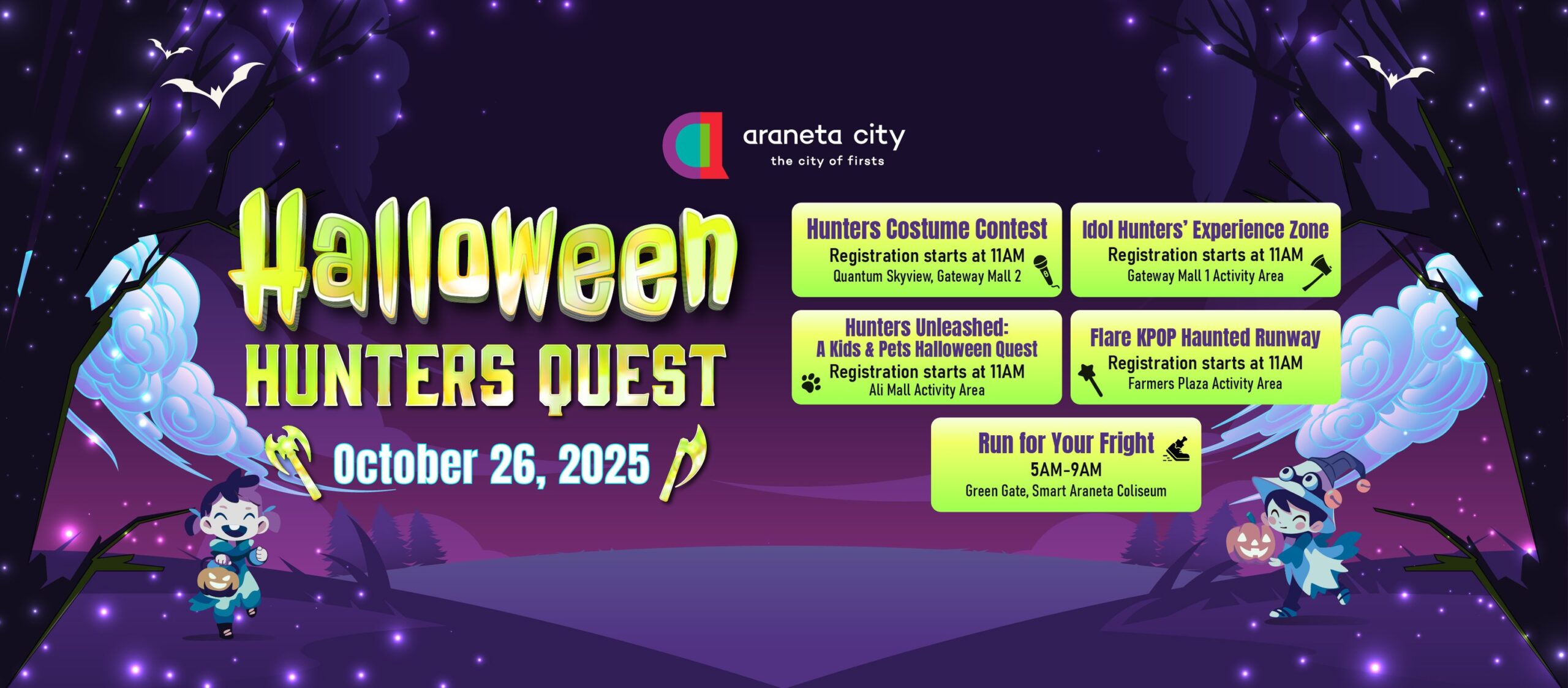 Here are some family-friendly events happening for Halloween 2025!