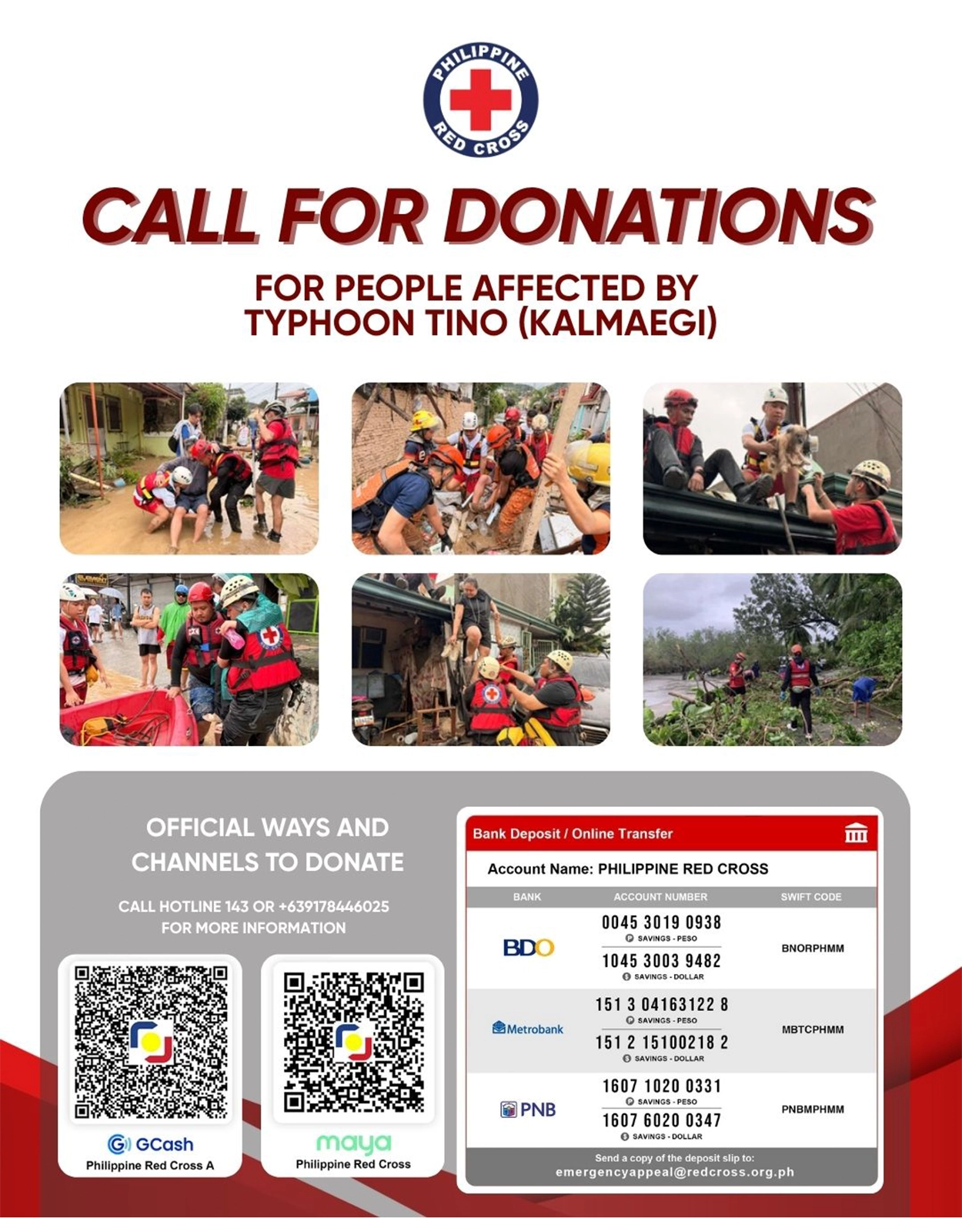 Here are organizations that are helping out the families affected by Typhoon Tino