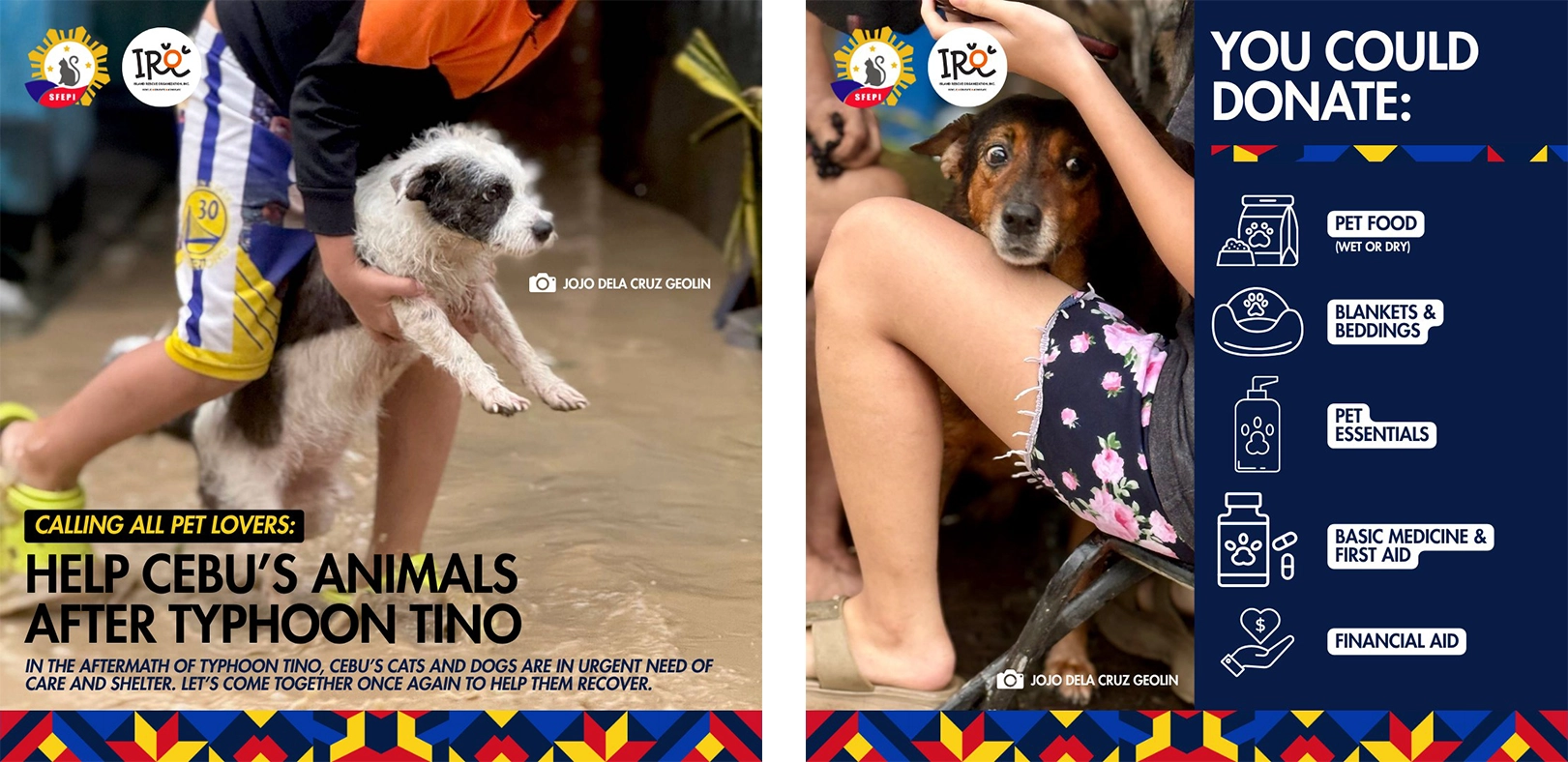 Here are organizations that are helping out the families affected by Typhoon Tino